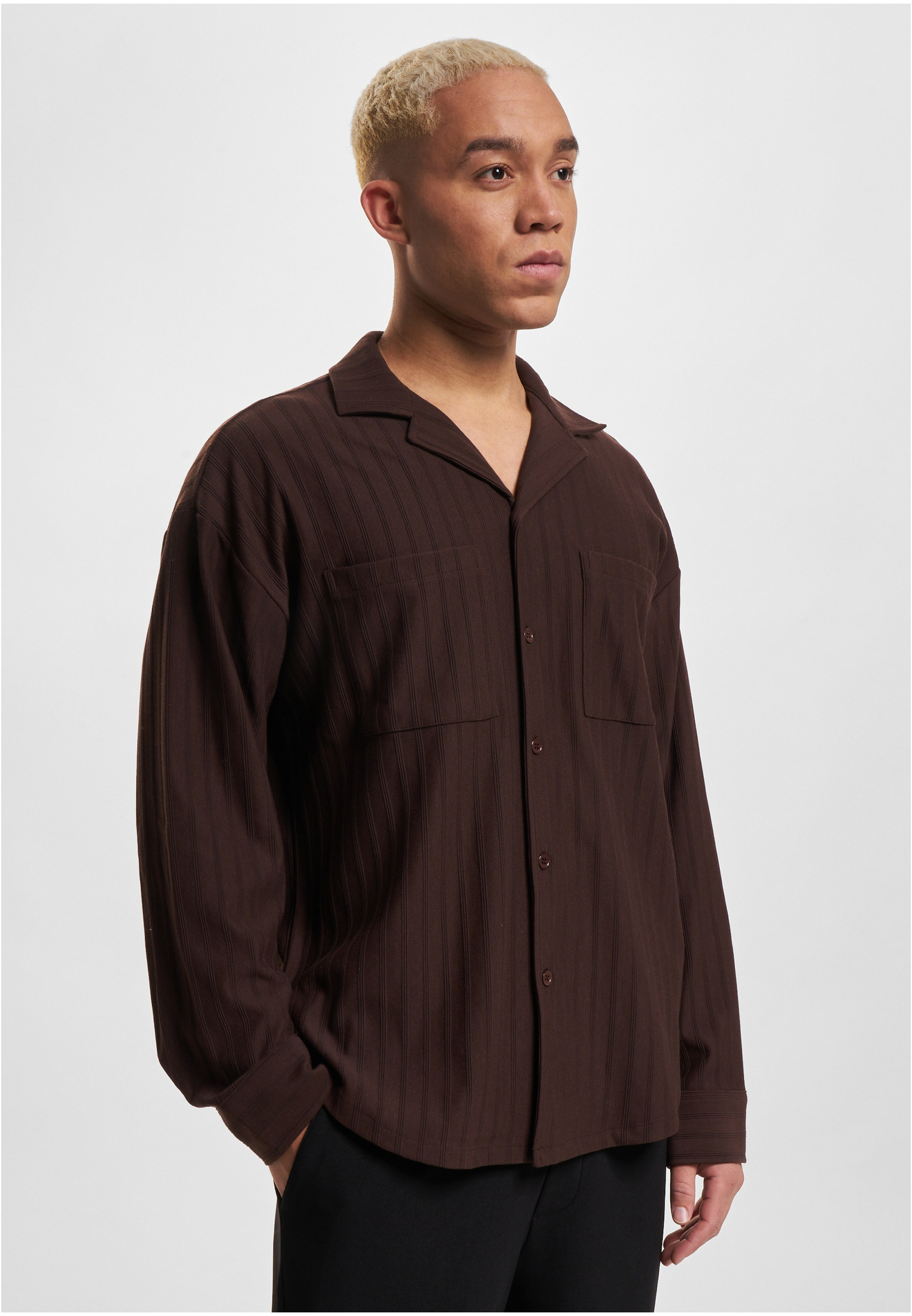Men&#039;s shirt Cali dark brown
