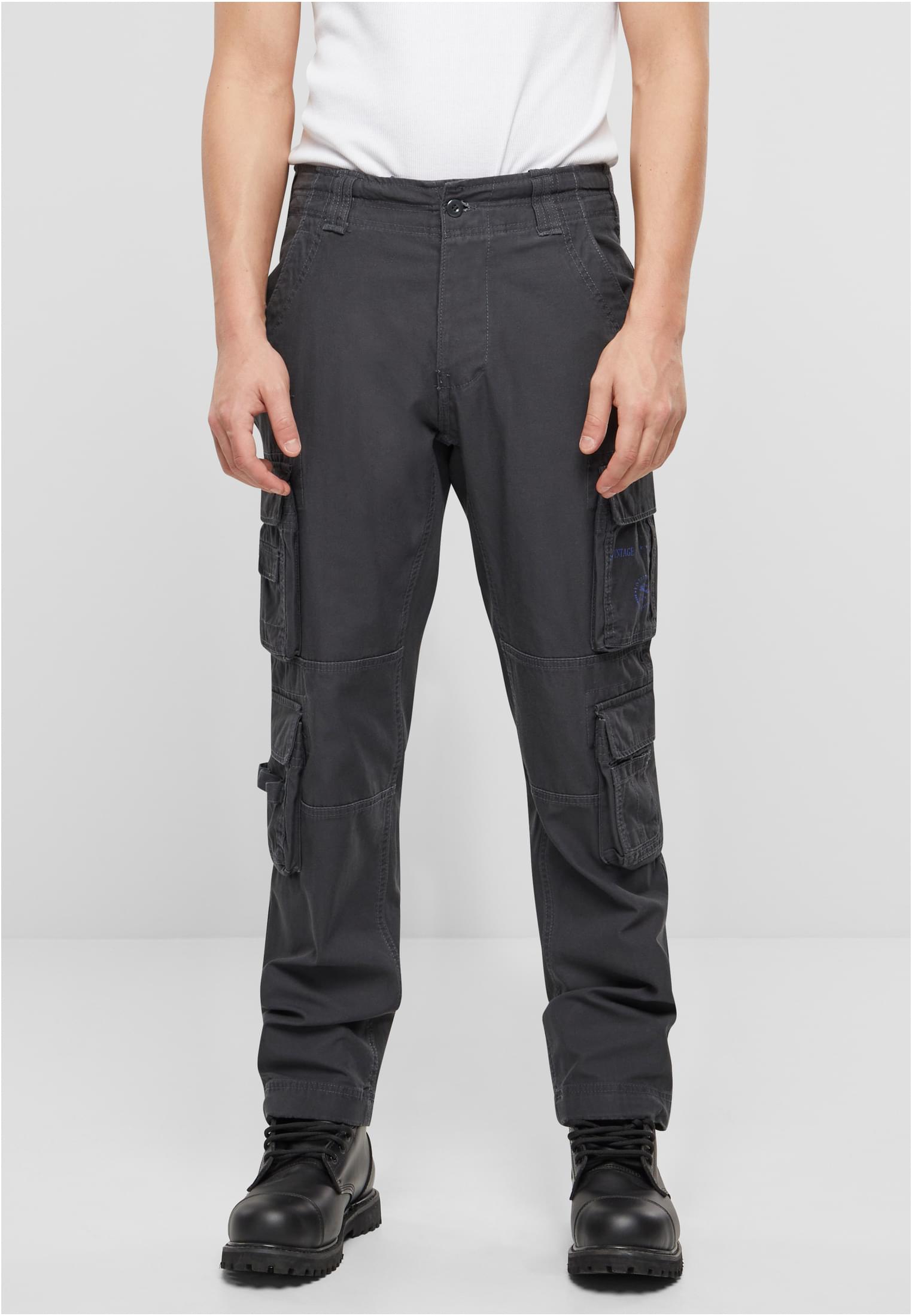 Pure Slim Fit trousers anthracite