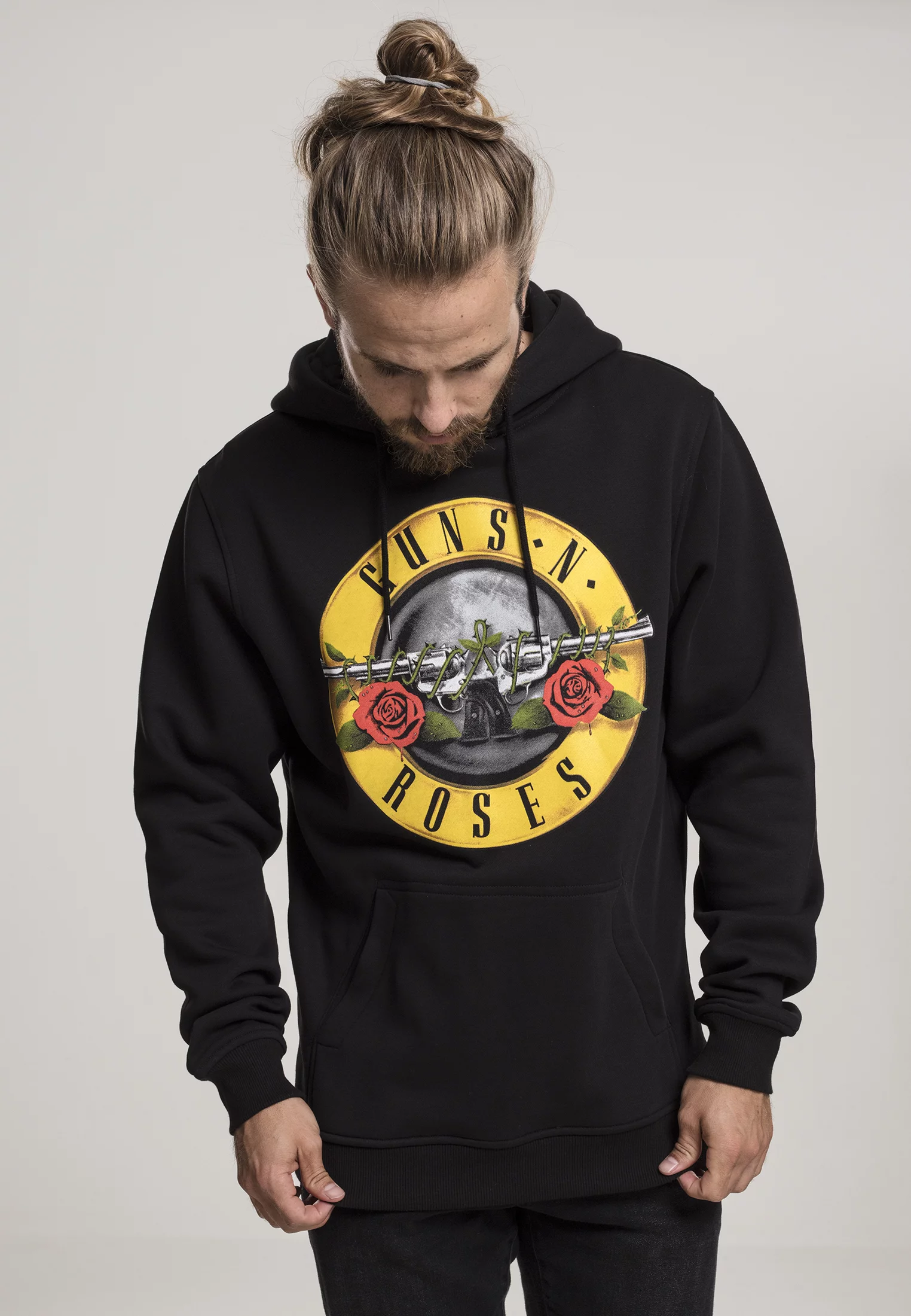 Guns n &#039;Roses Logo Hoody negru