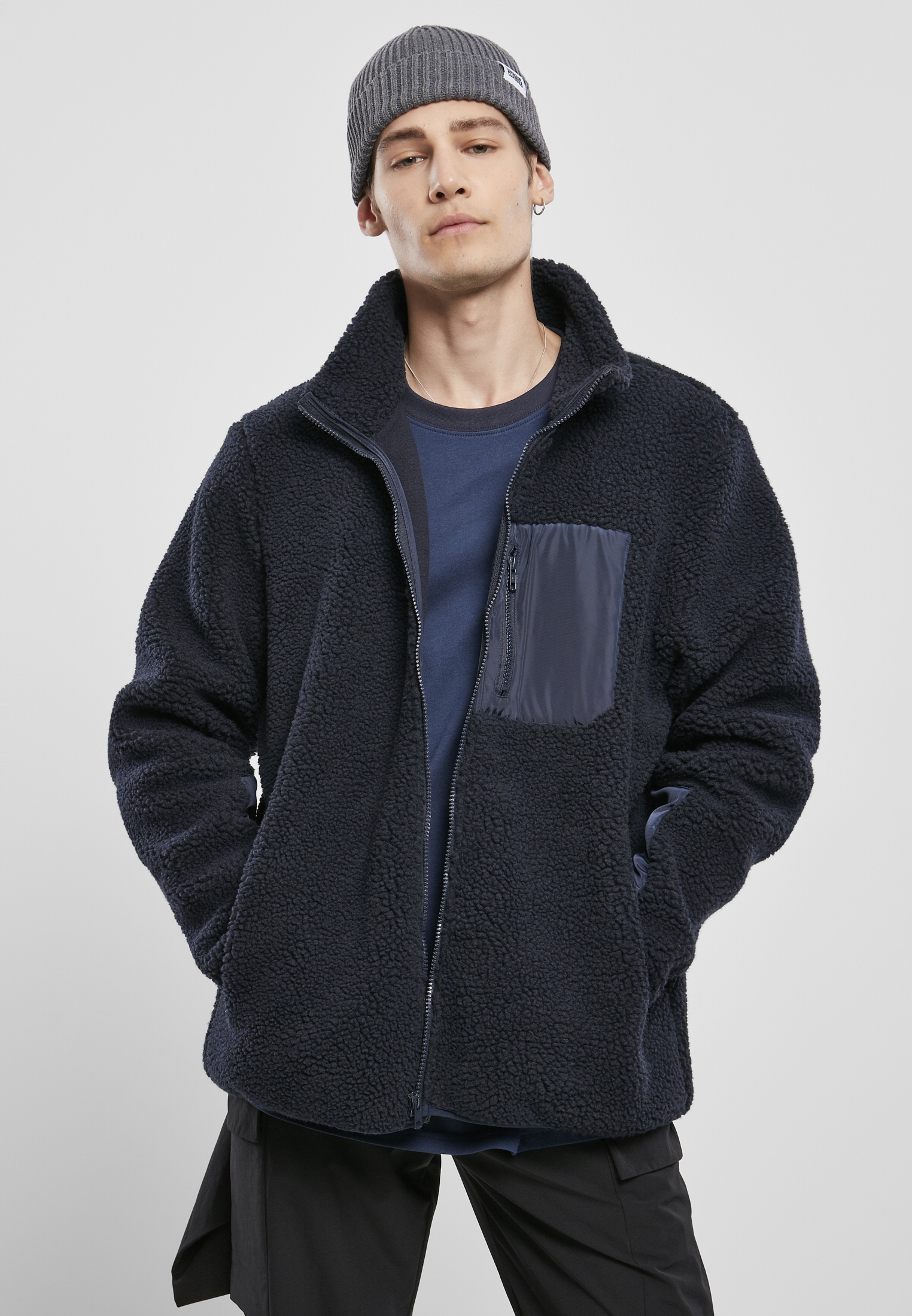 Sherpa Jacket Midnightnavy