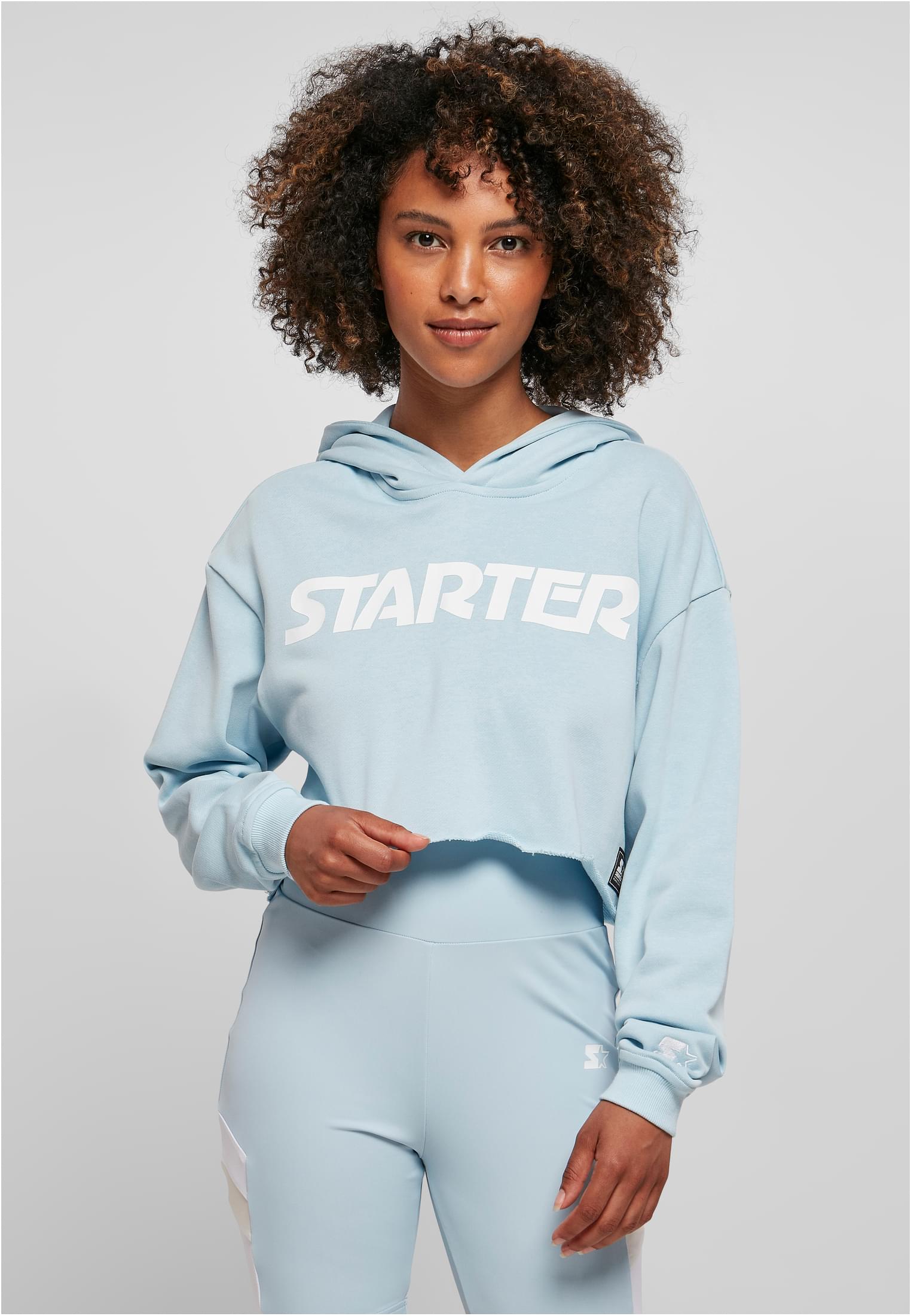 Women&#039;s Cropped Hoody Starter Ice-Blue