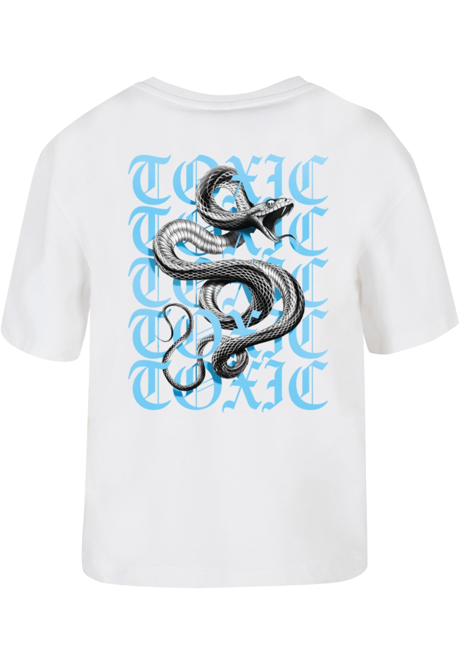 Women's T-shirt Toxic Snake white