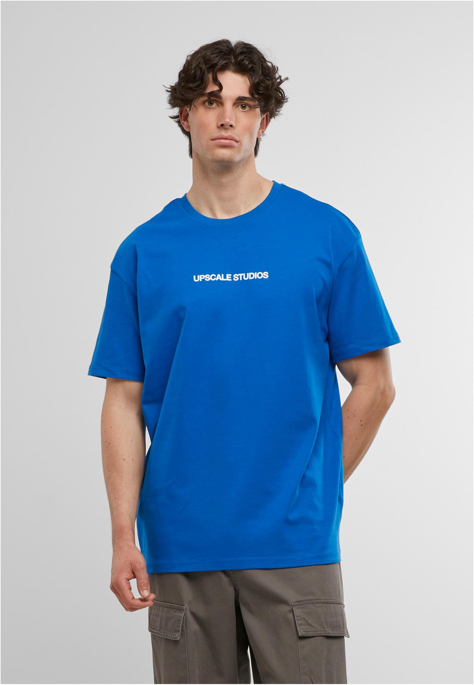 Cobalt Blue Motion Oversize T-Shirt