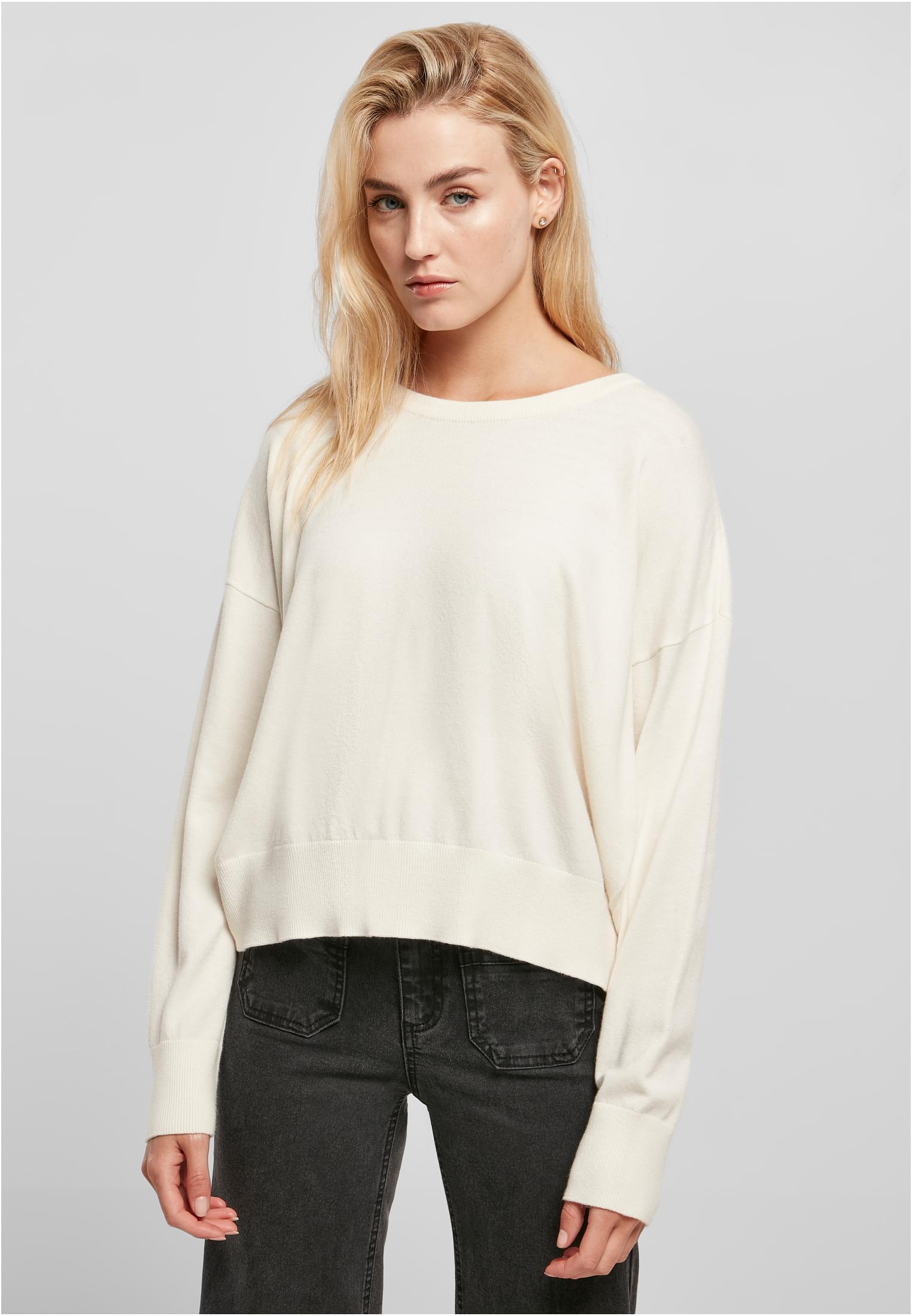 Women&#039;s eco viscose oversized sweater - cream