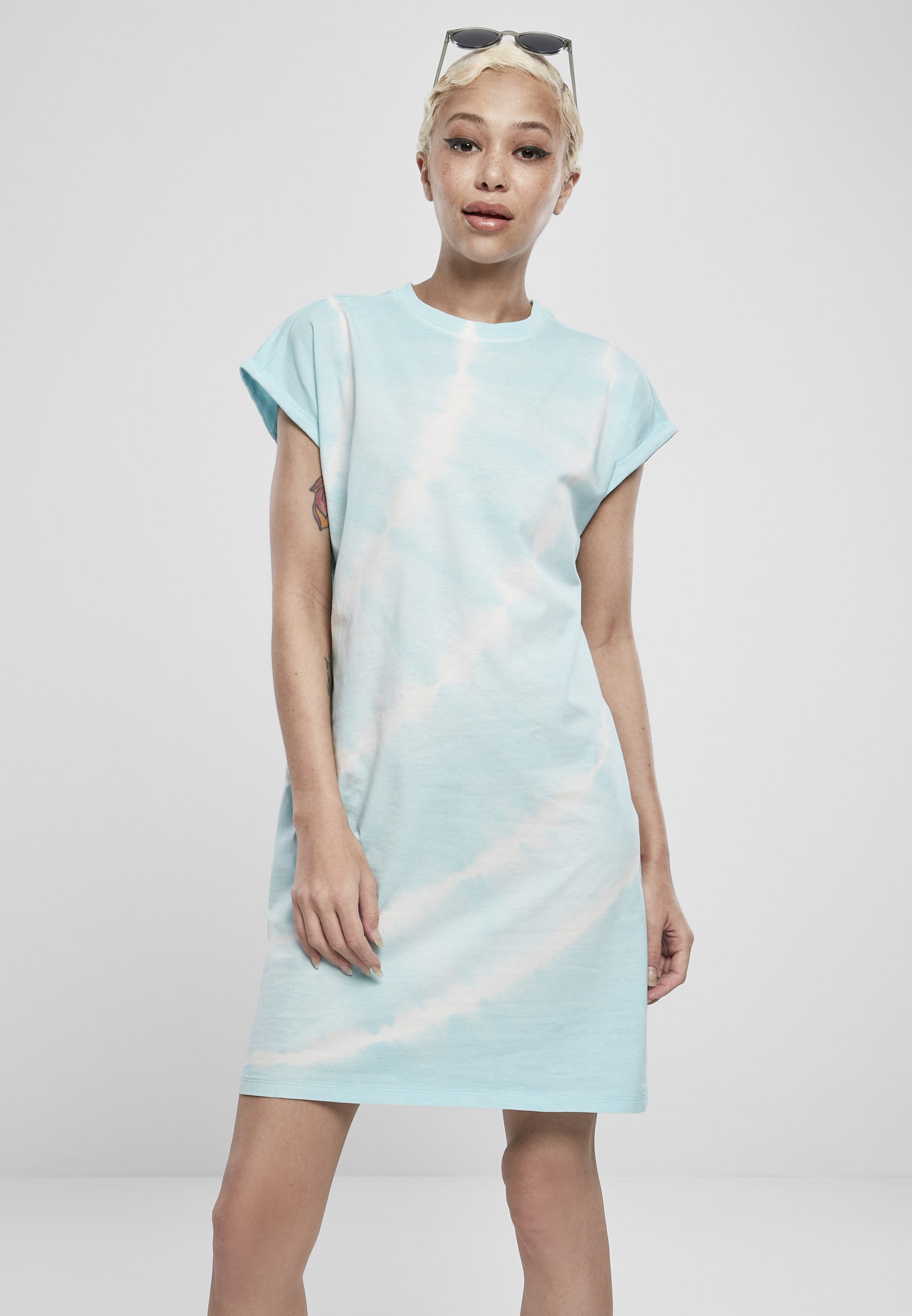 Women&#039;s Tie Dye Dress Blue
