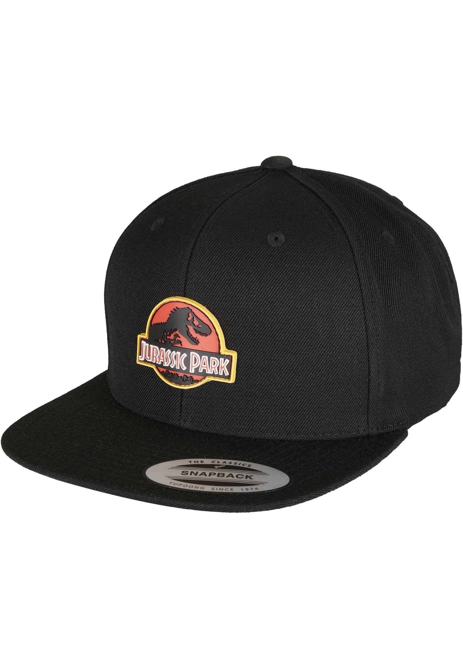 Black Snapback With Jurassic Park Logo