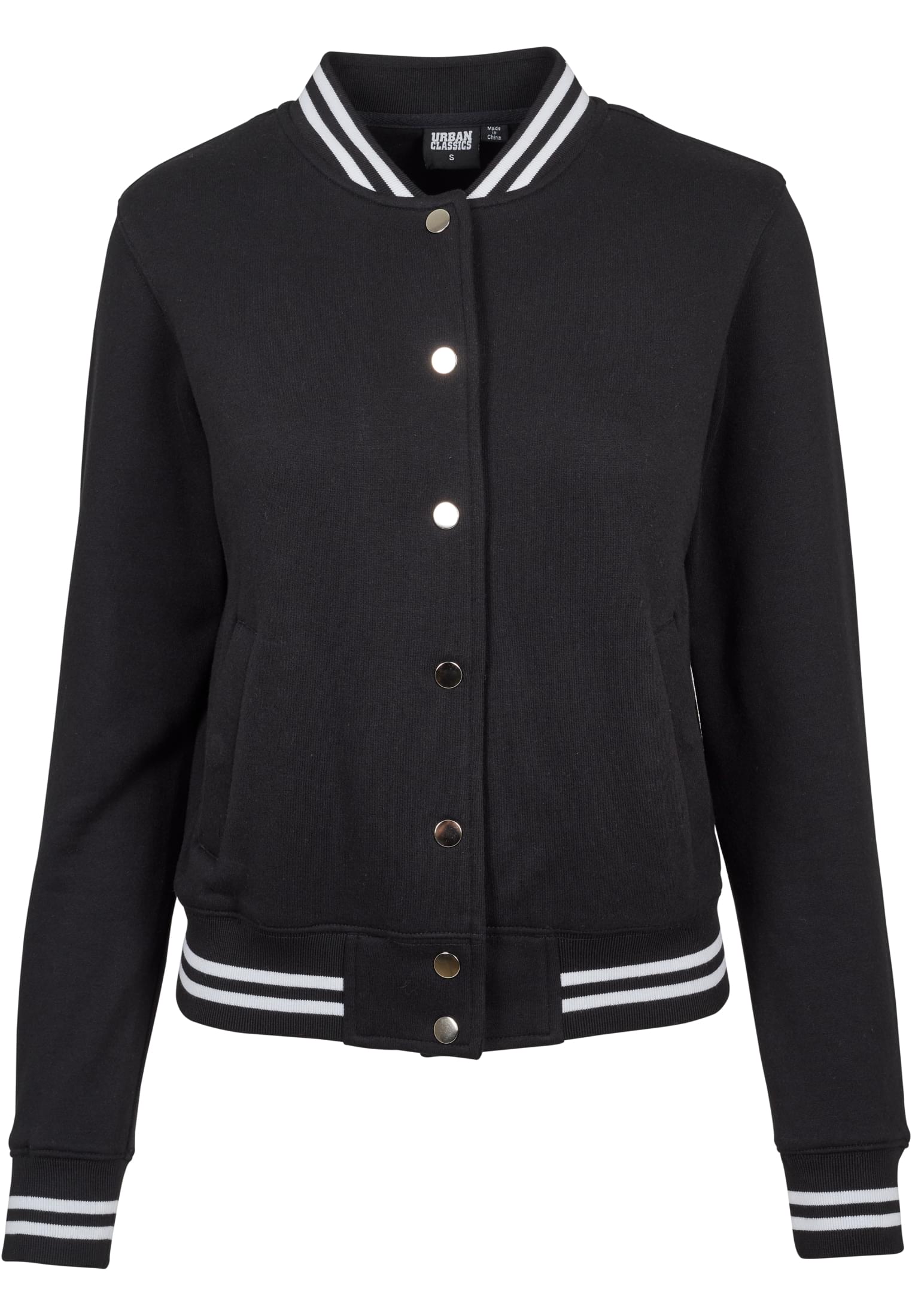 Doamnelor Colegiul Sweat Jacket BLK / BLK