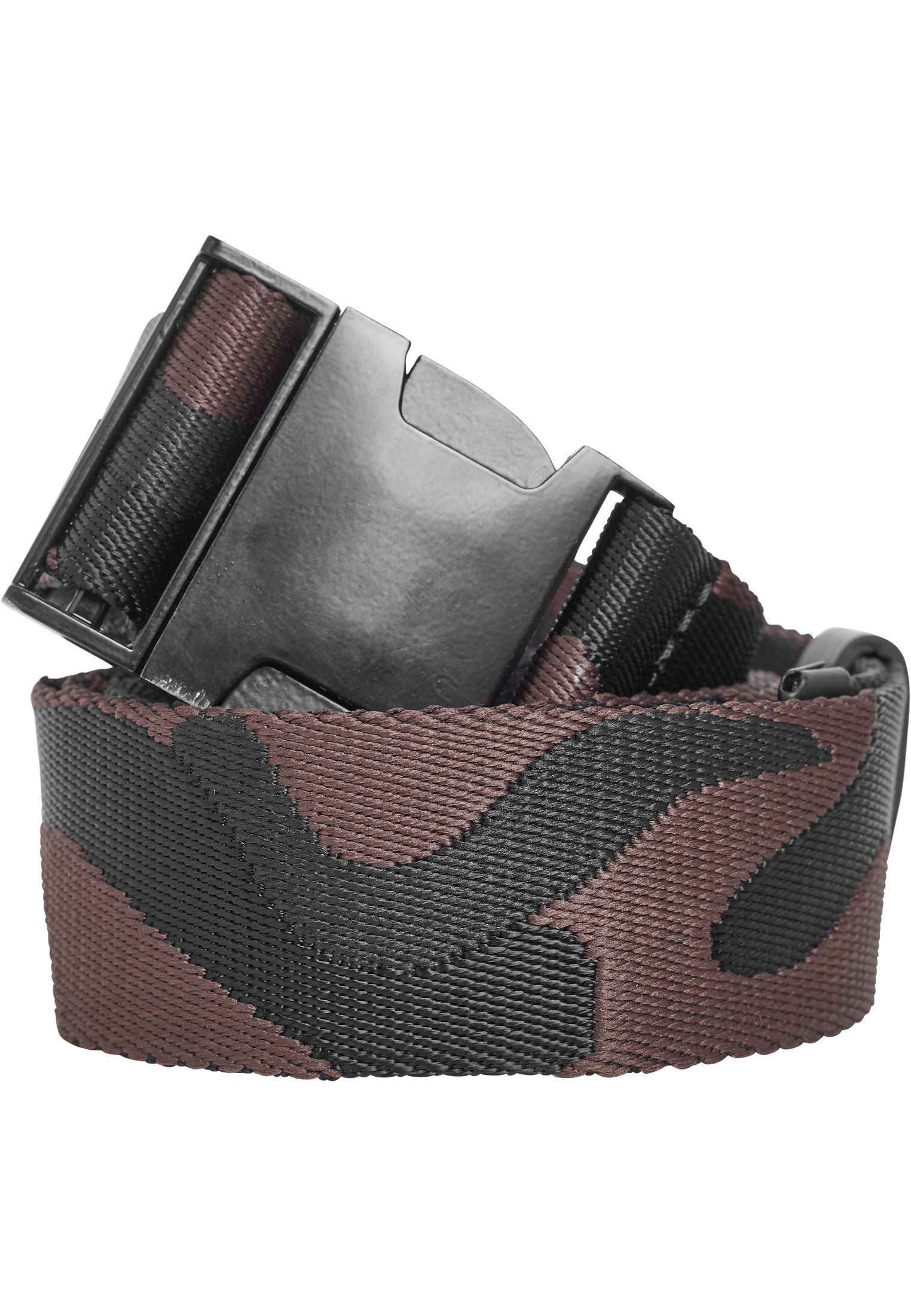 Jaquard Camo Belt černo/hnědý