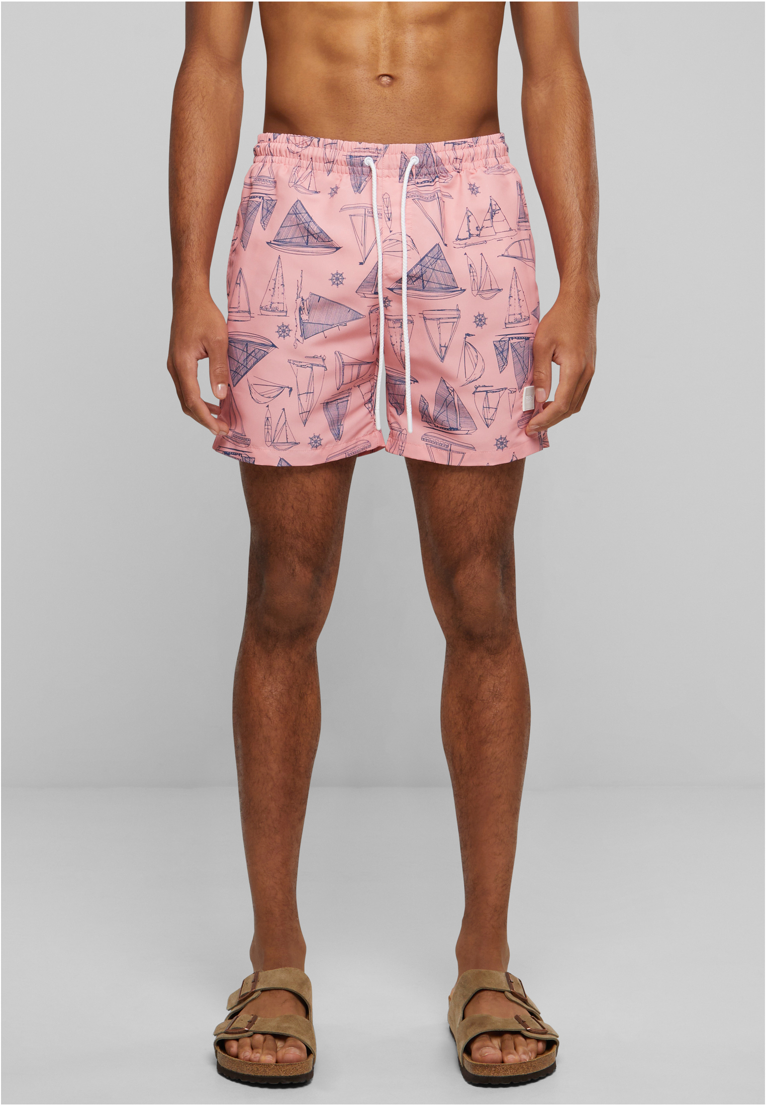 Pattern Of Swimming Shorts Yacht Aop