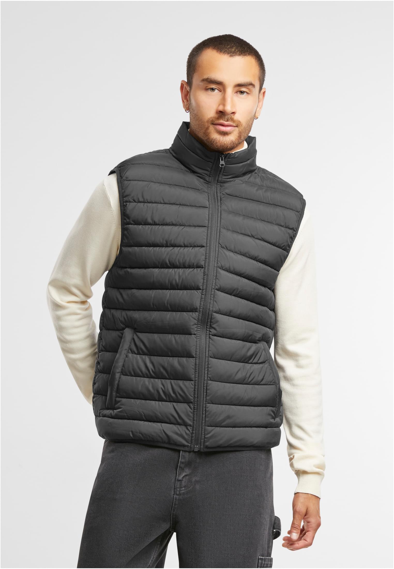 Men&#039;s basic lightweight vest black