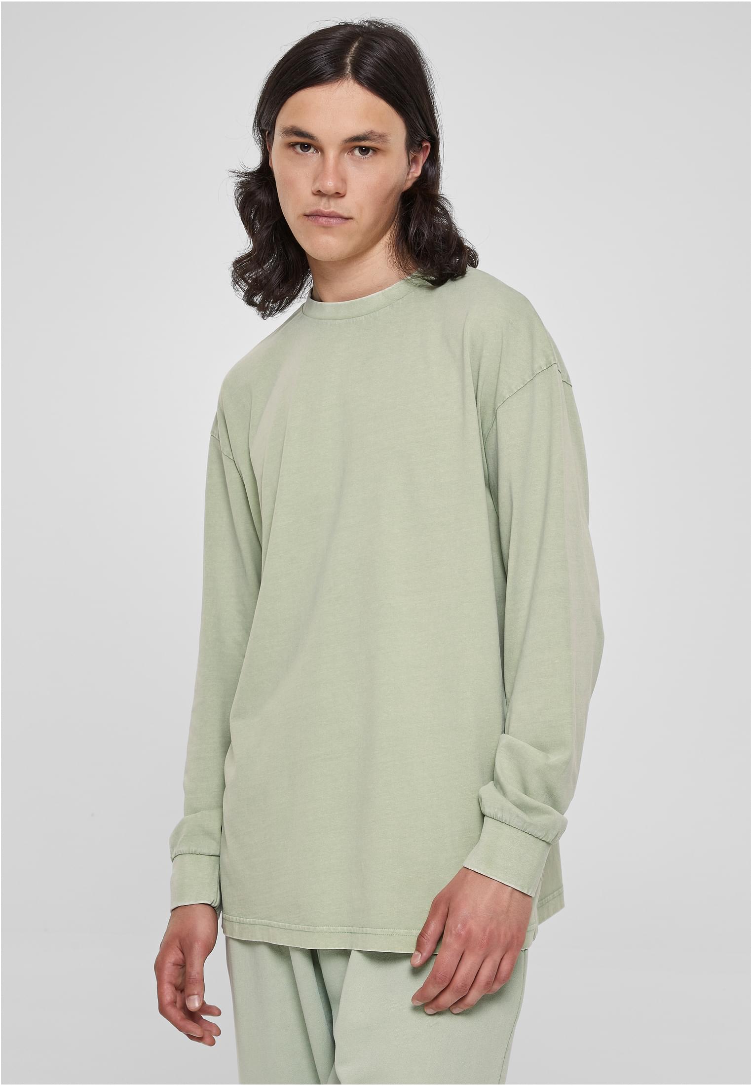 Heavy Boxes Acid Wash Longsleeve vintagegreen