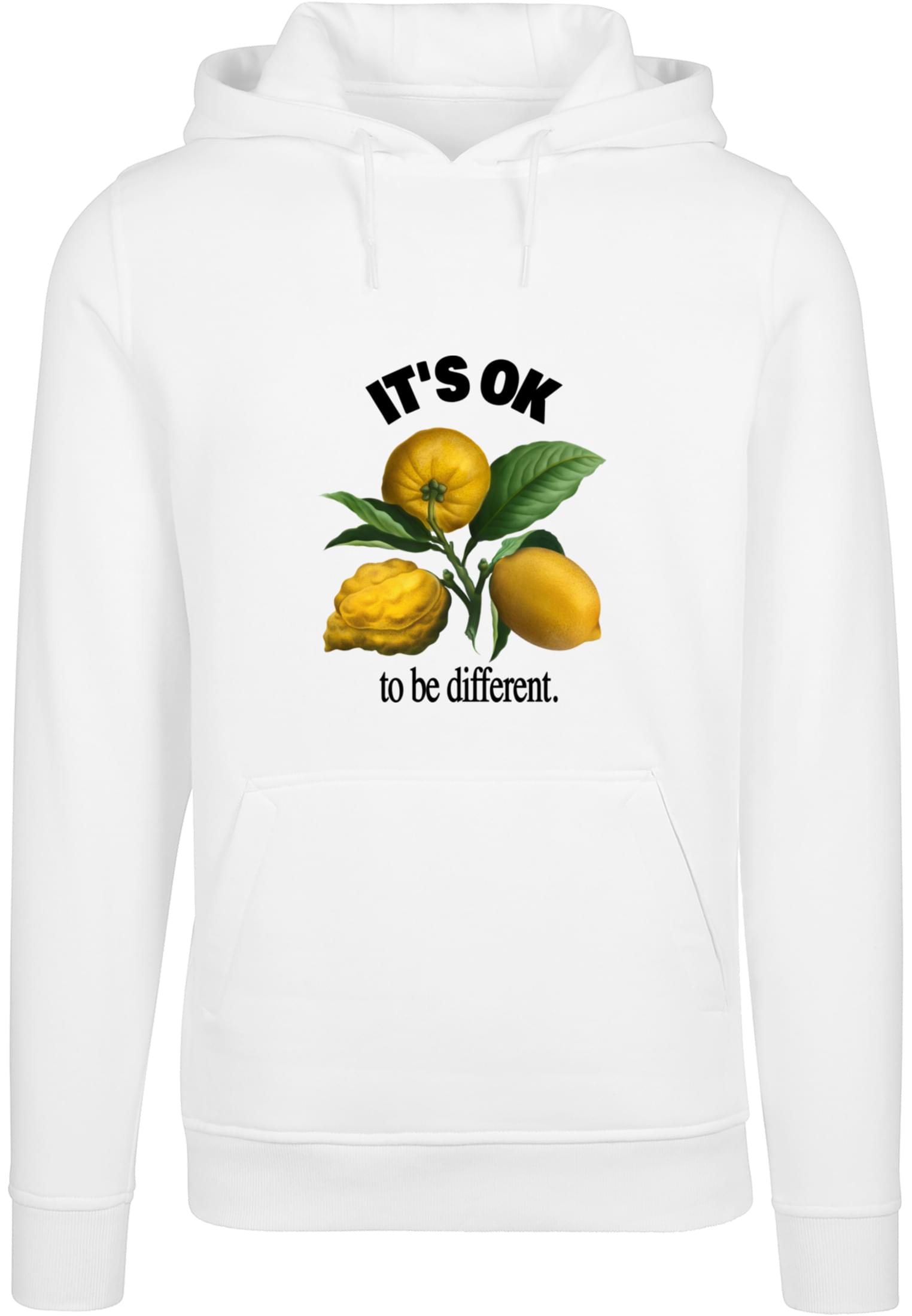 Mens Its Ok Hoodie white