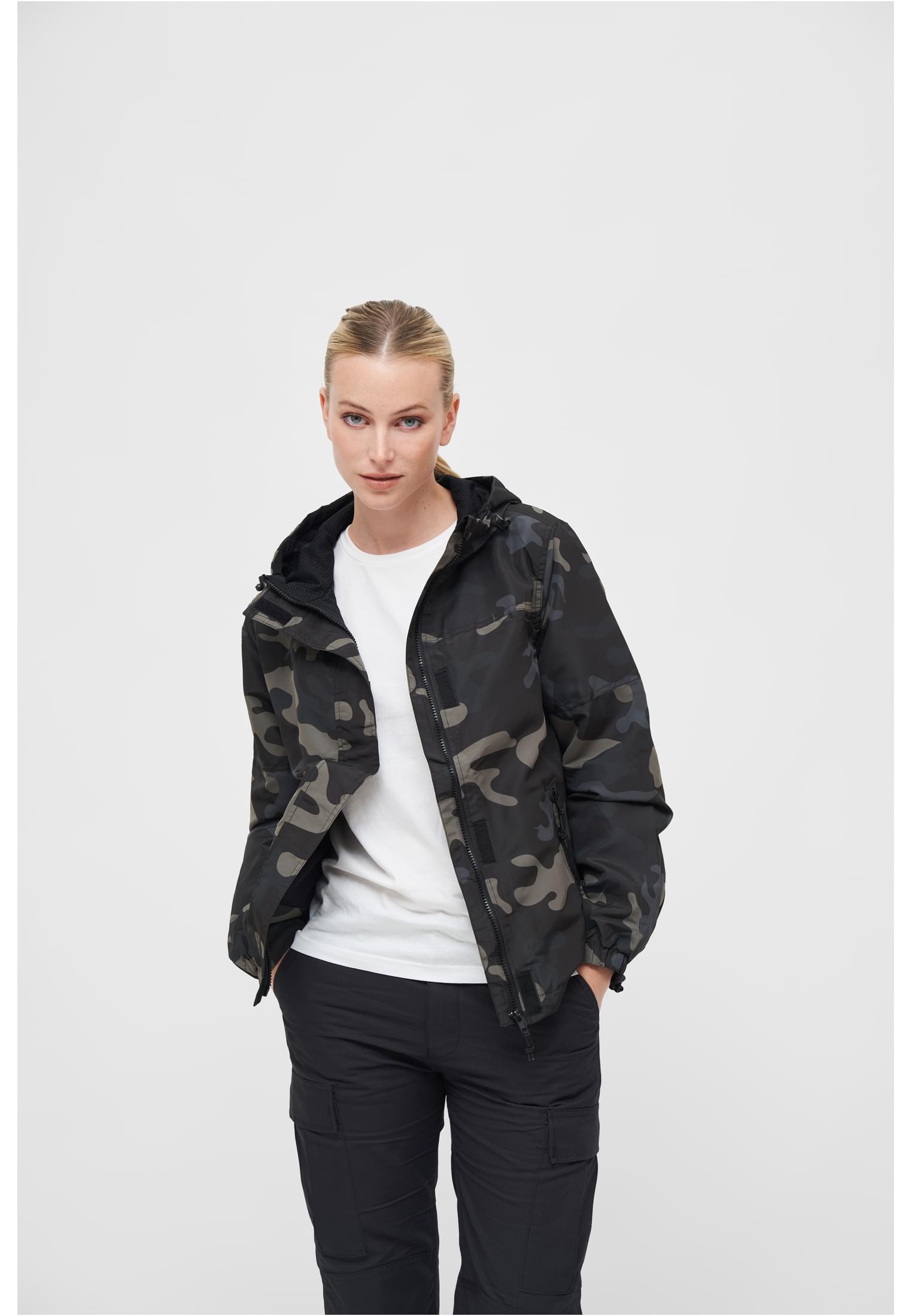 Women's summer windbreaker camouflage