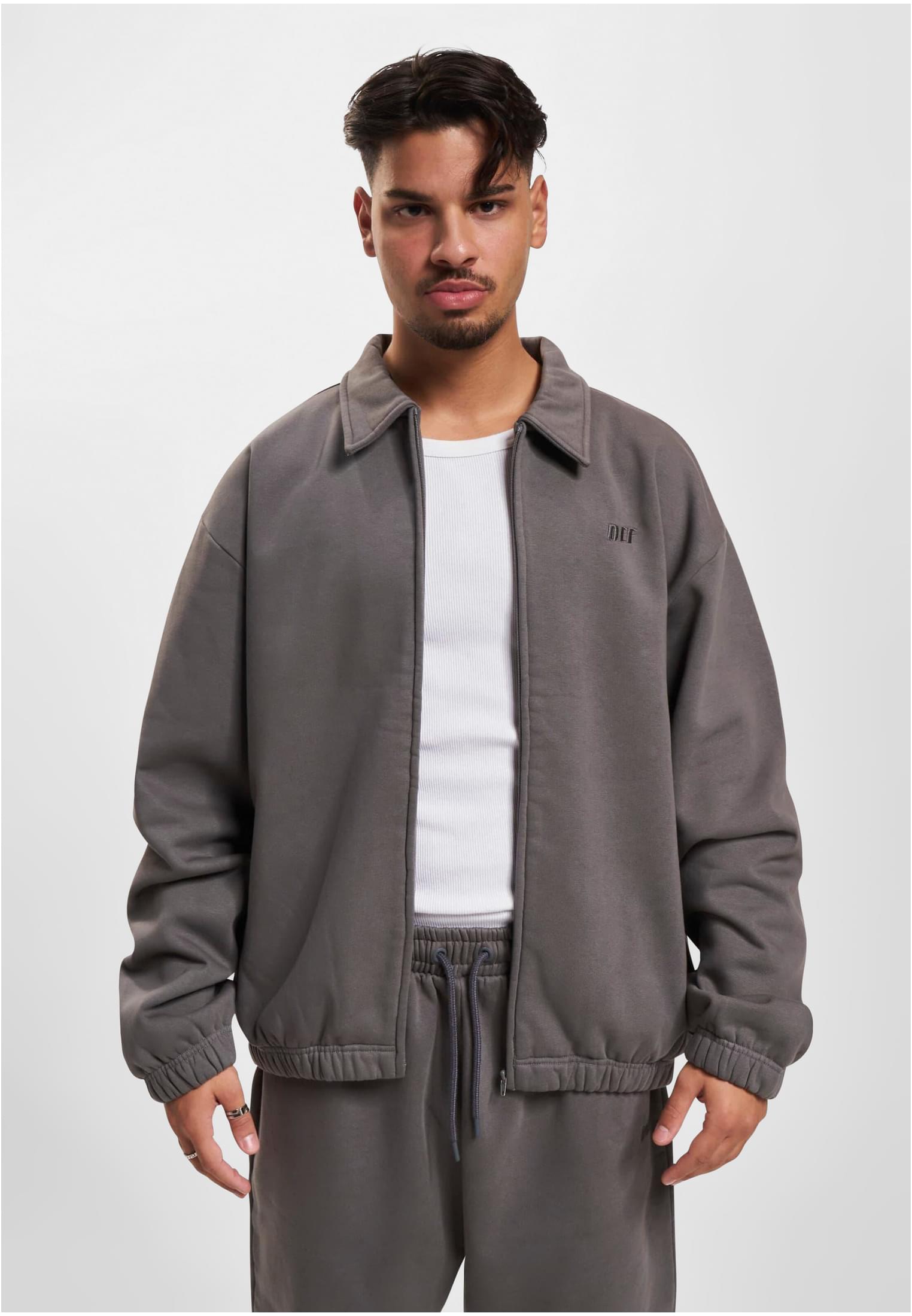Men&#039;s sweatshirt Colllar anthracite