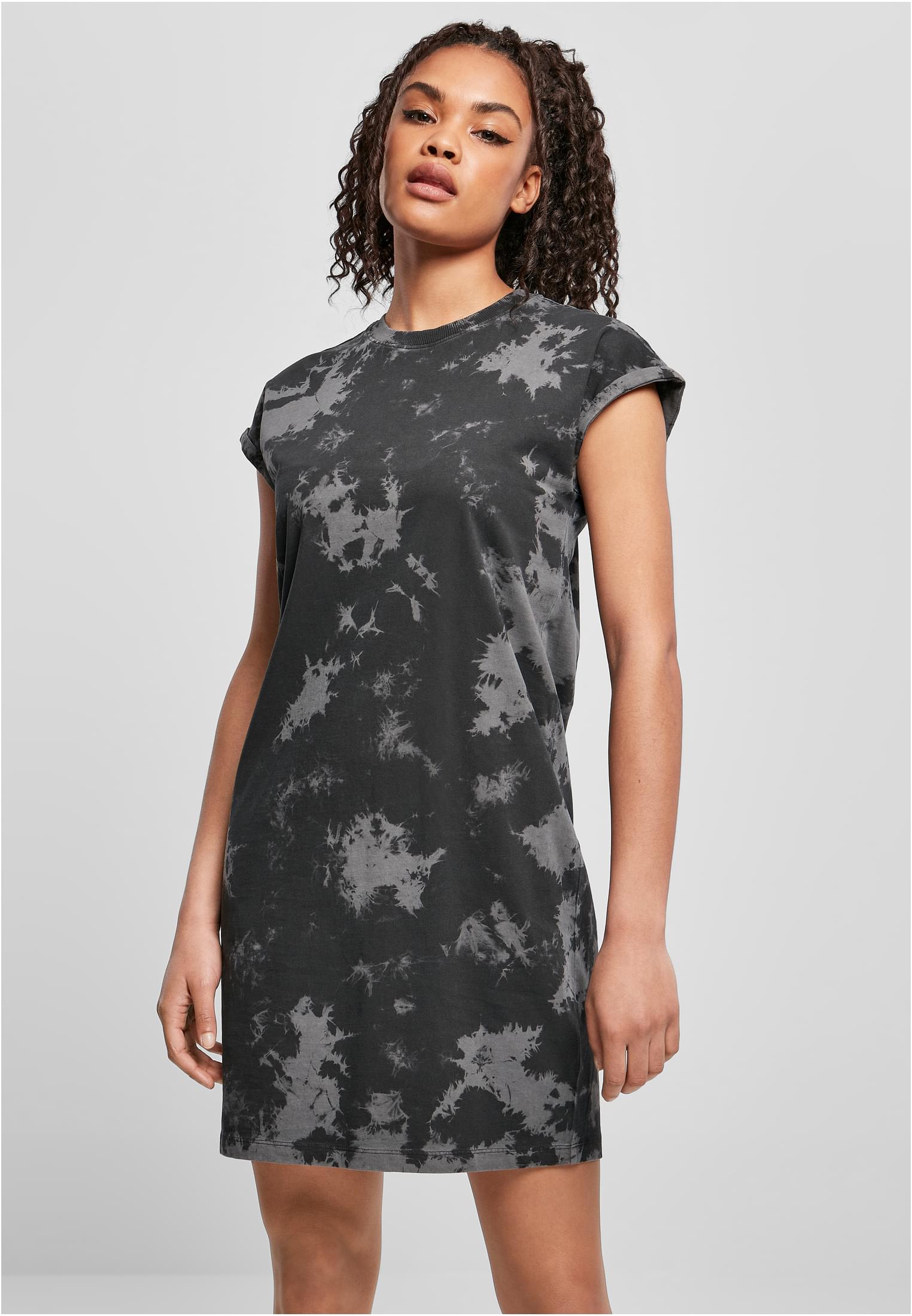 Women's bleached dress black/gray