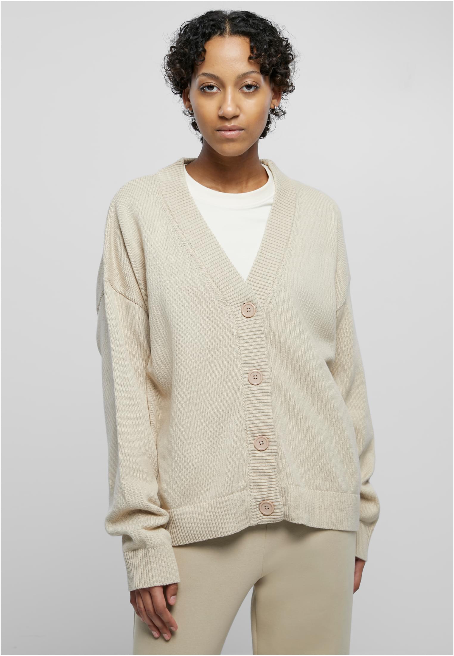 Women&#039;s oversized cardigan - beige