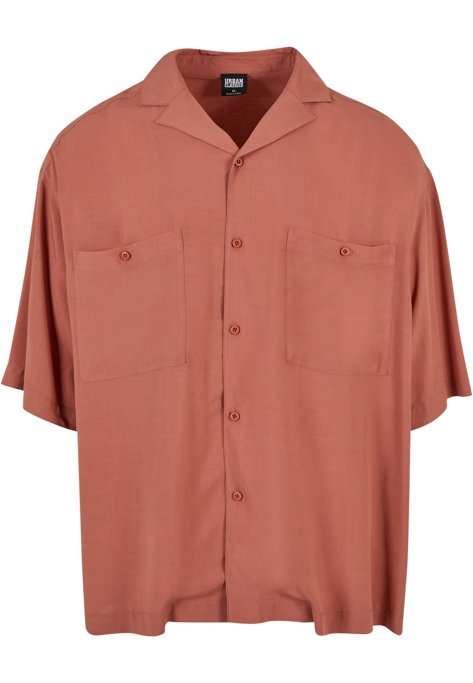 Oversized Terracotta Recreational Shirt