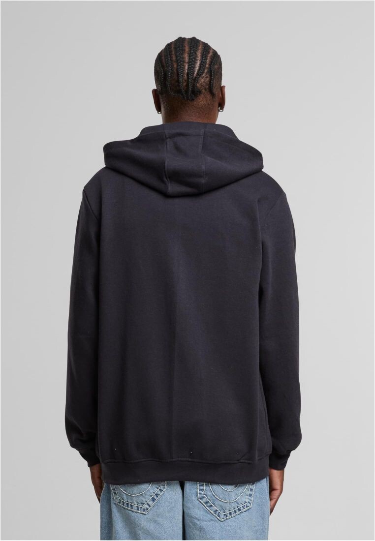 Basic Essential Zip Hoody navy