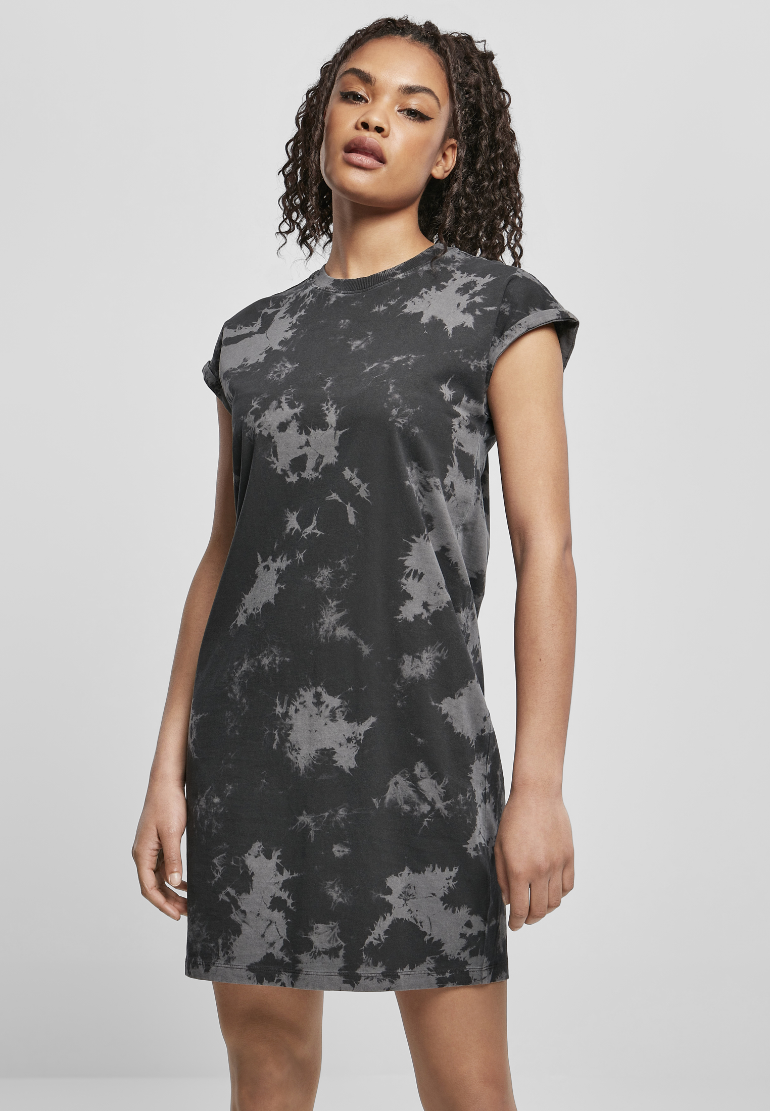 Women's Bleached Dress Black/grey