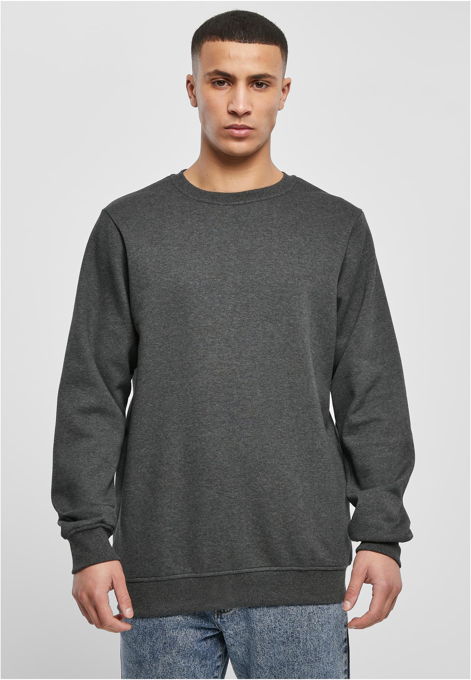 Basic Men's Sweatshirt - Dark Grey