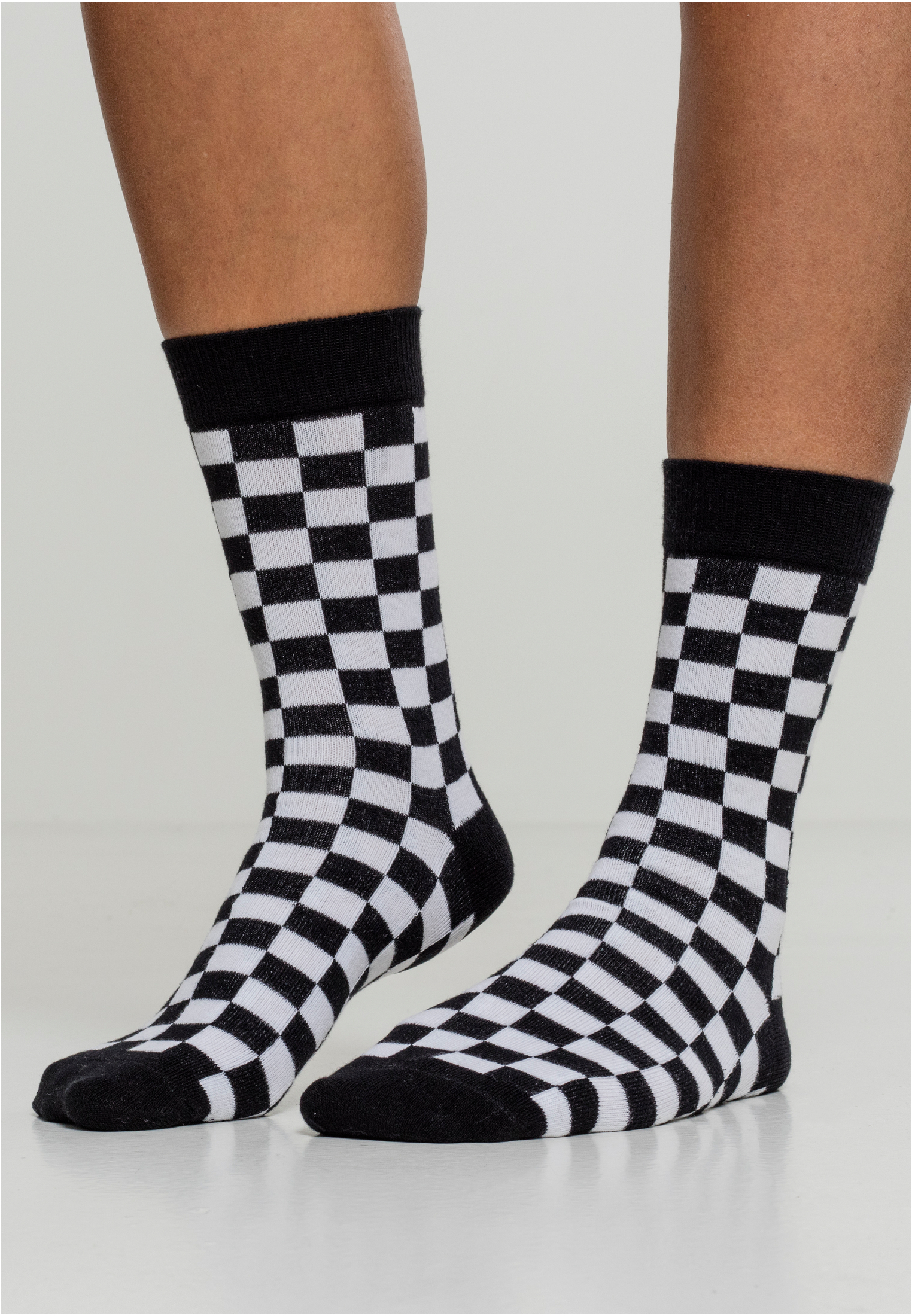Checker Socks 2-Pack black/white