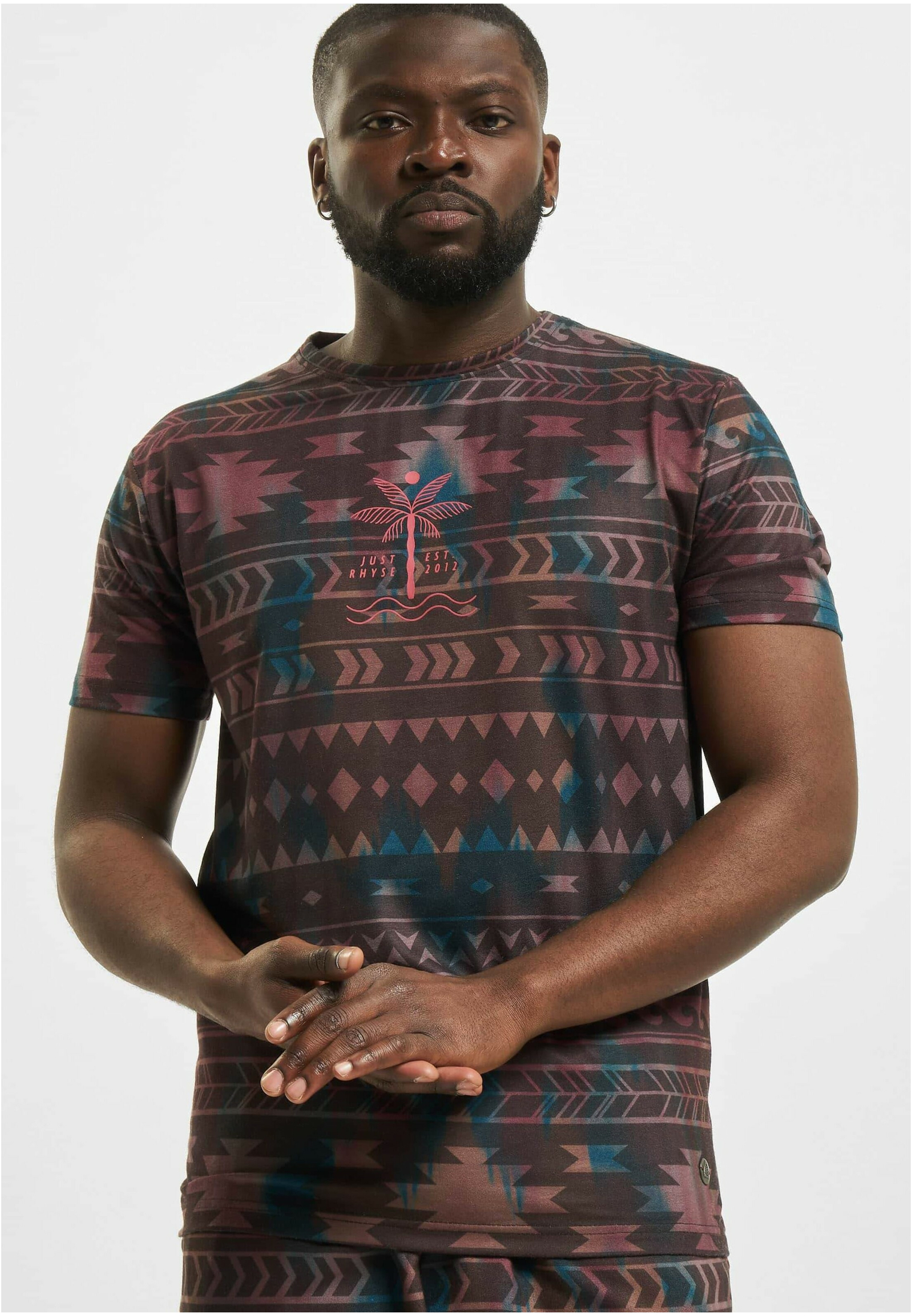 Men's T-shirt Pocosol Brown/red