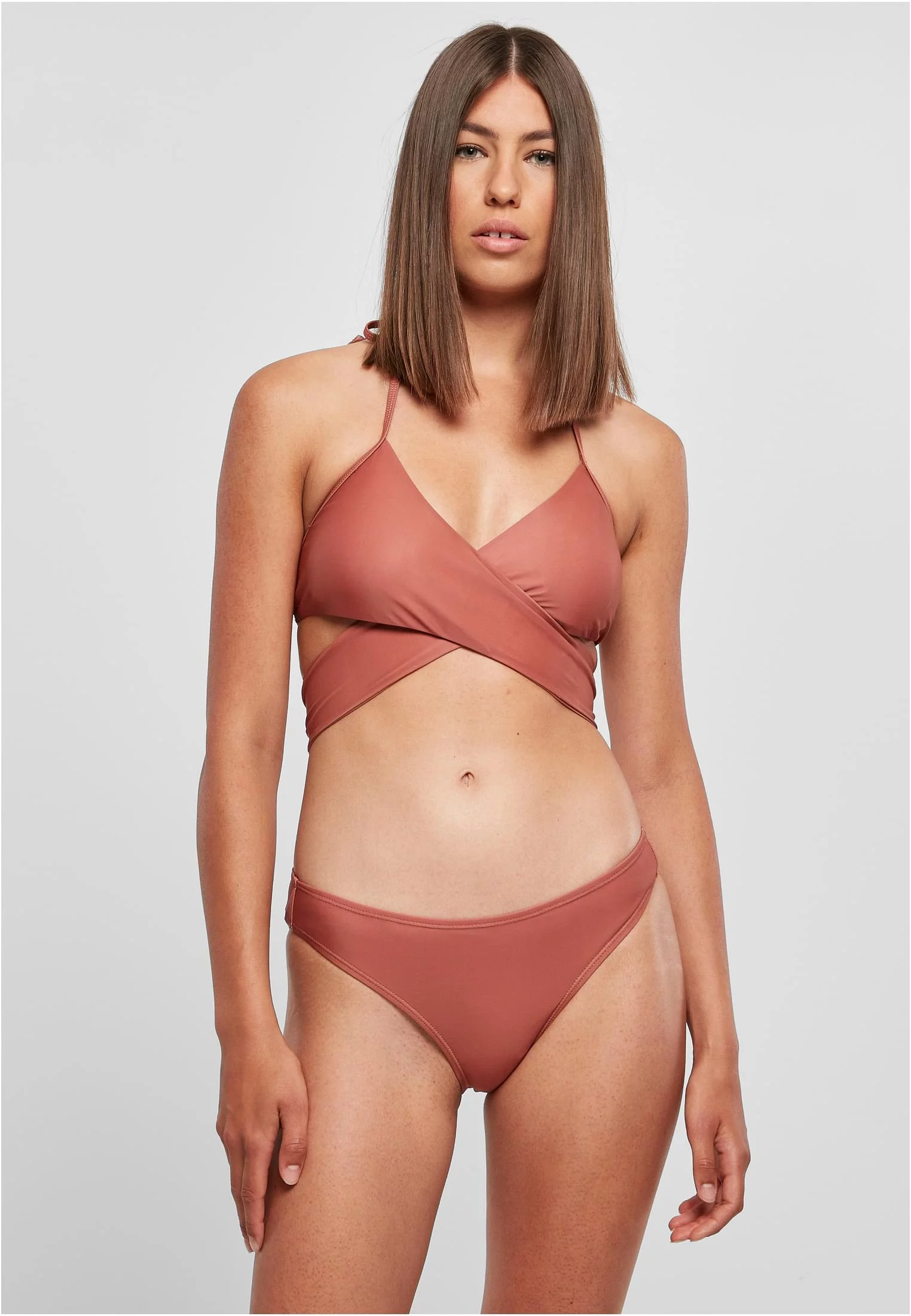 Women&#039;s terracotta bikini