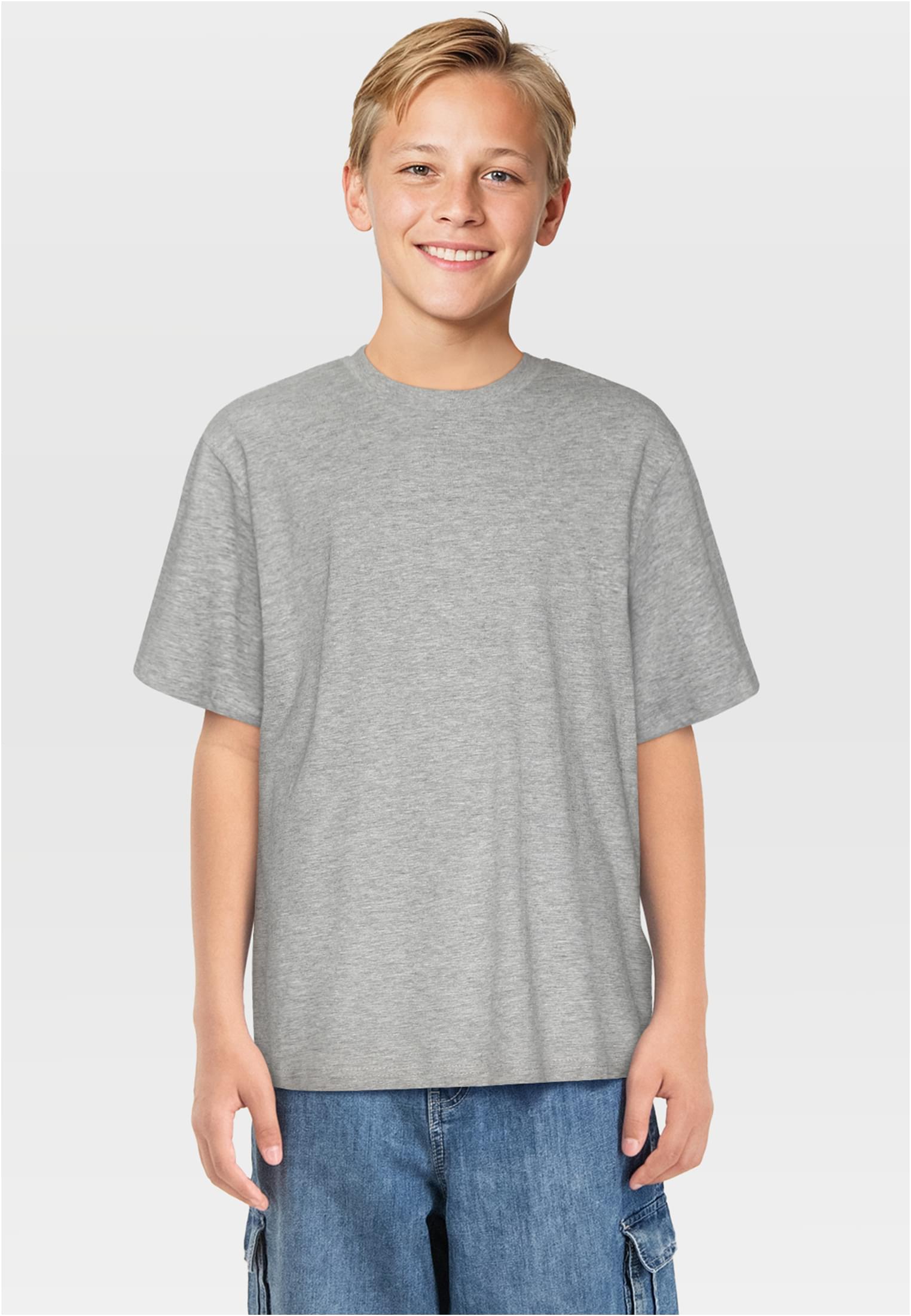 Boys high shirt grey