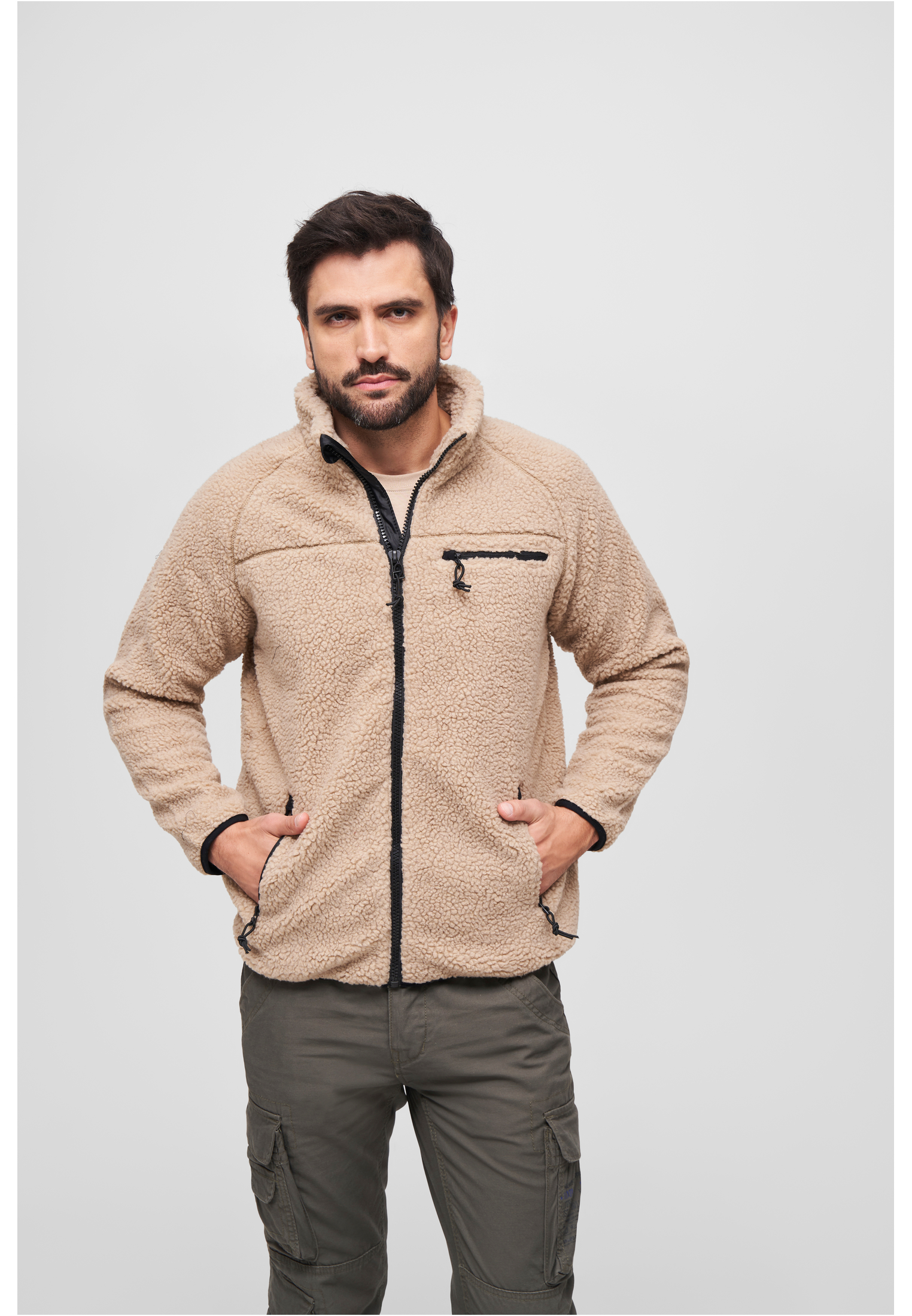 Men's Teddyfleece Beige Sweatshirt