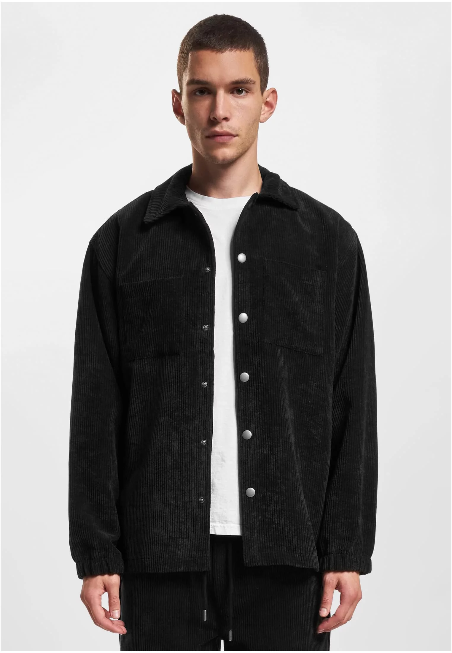 Men&#039;s shirt jacket Cord black