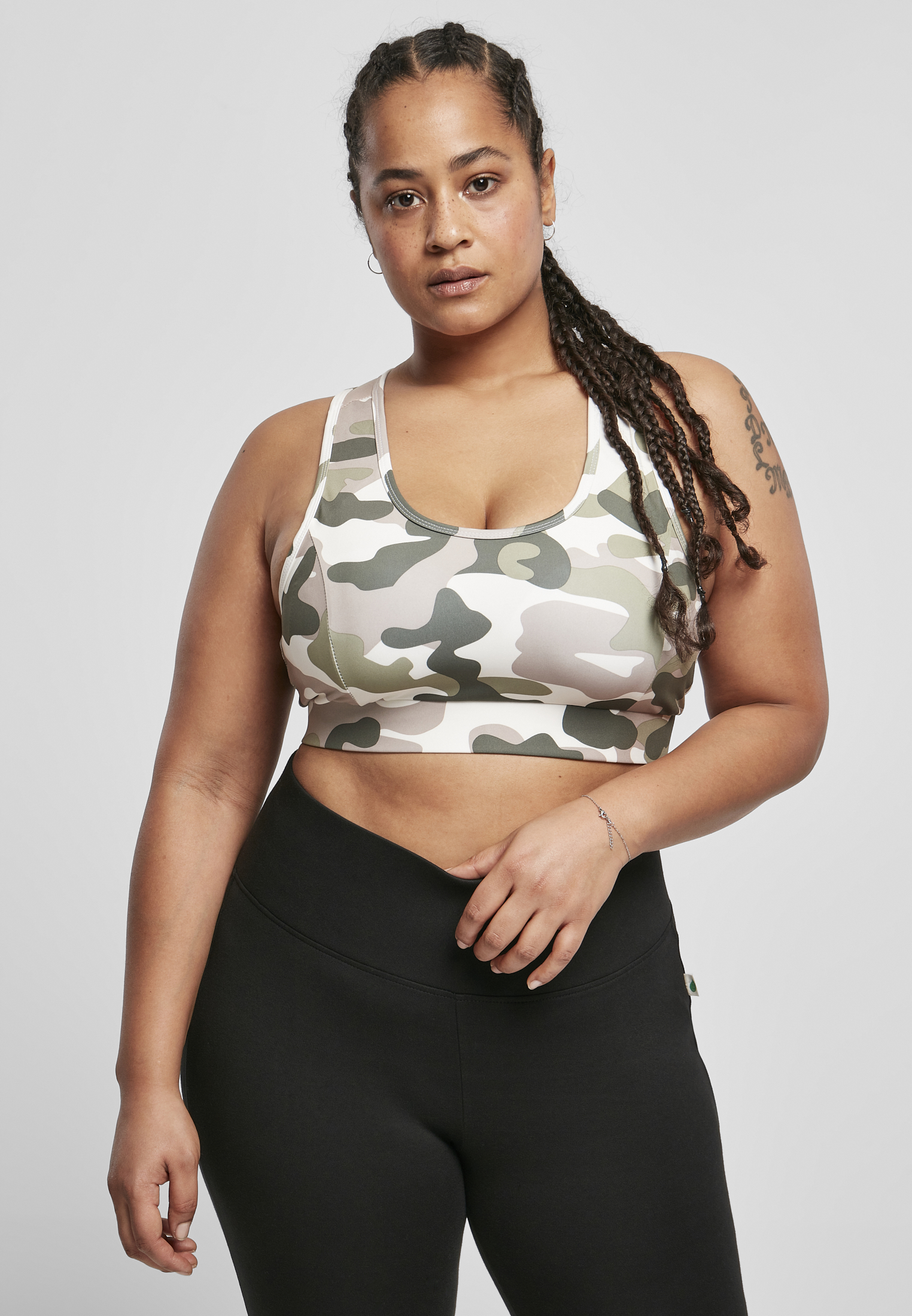Women's Tech Mesh Dukrose camo Bra