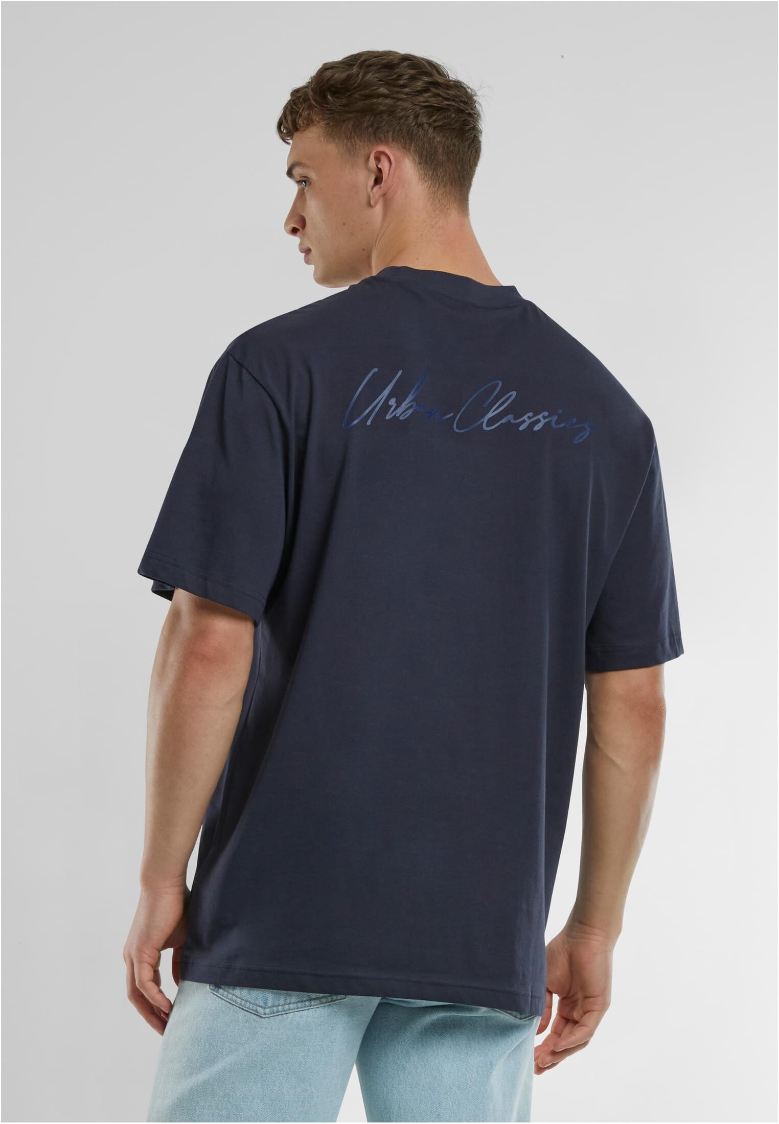 Men's T-shirt UC Signature Logo navy blue