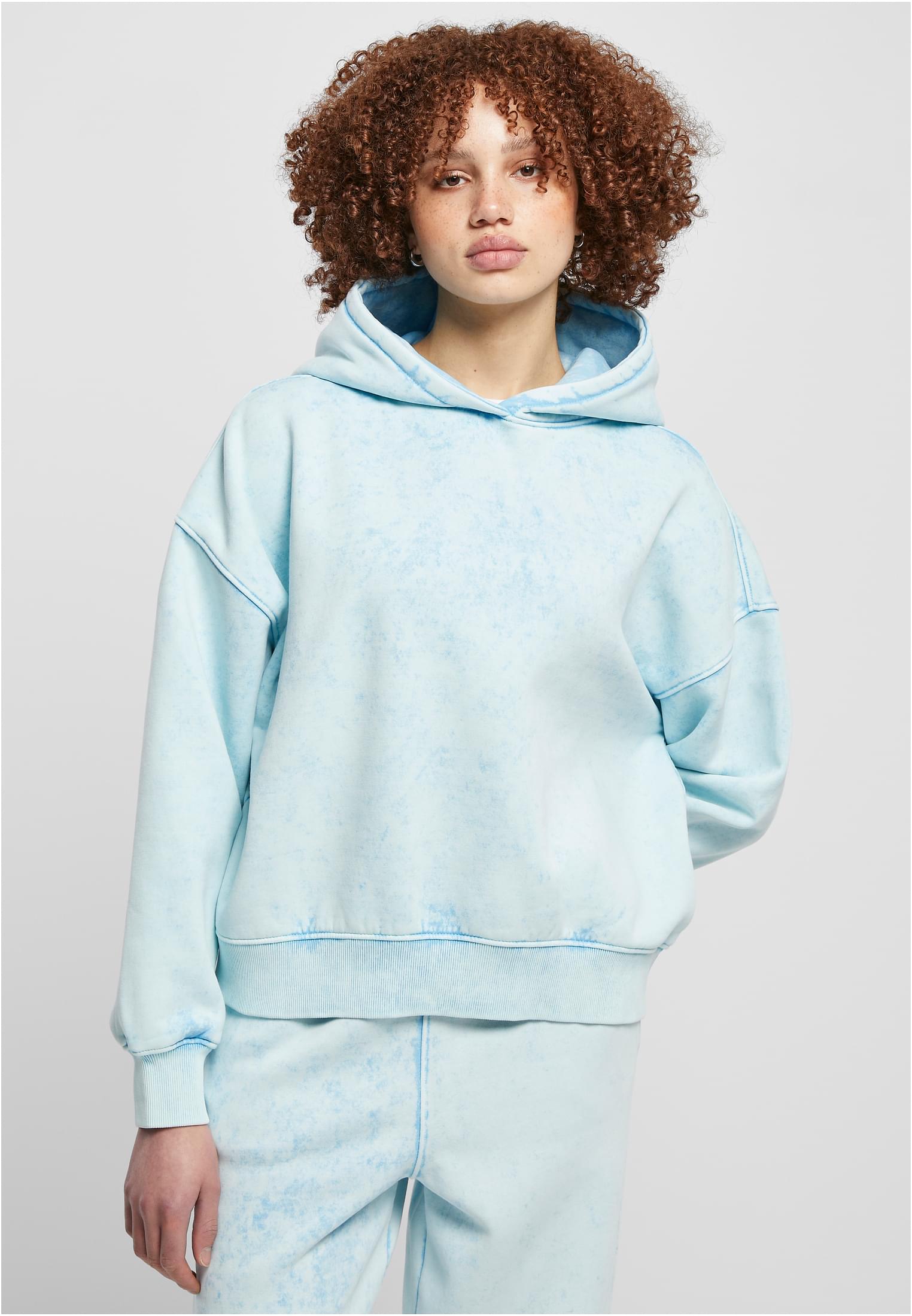 Women&#039;s oversized hooded towel balticblue
