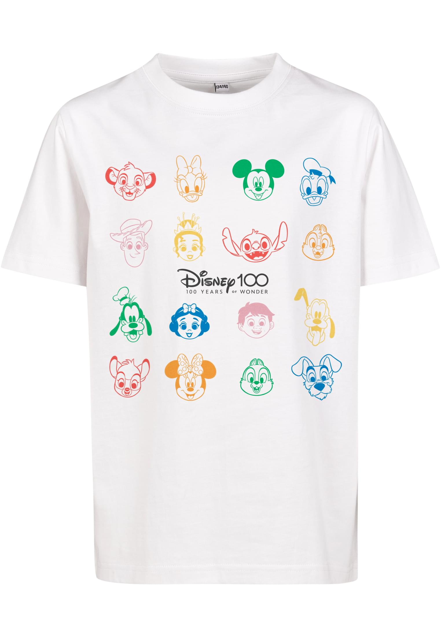 Disney 100 Faces Children's T-Shirt White