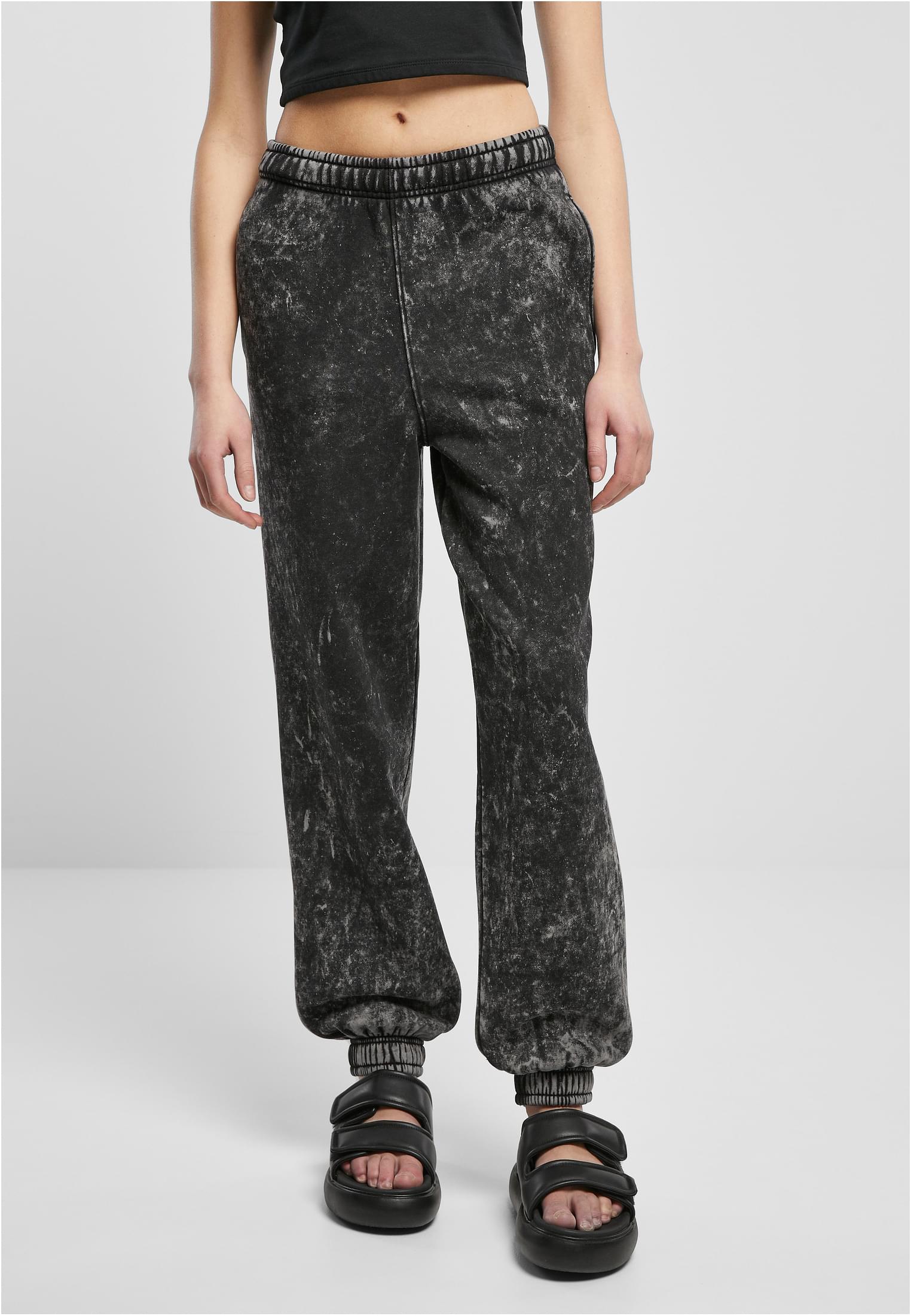 Women&#039;s towels washed trousers black