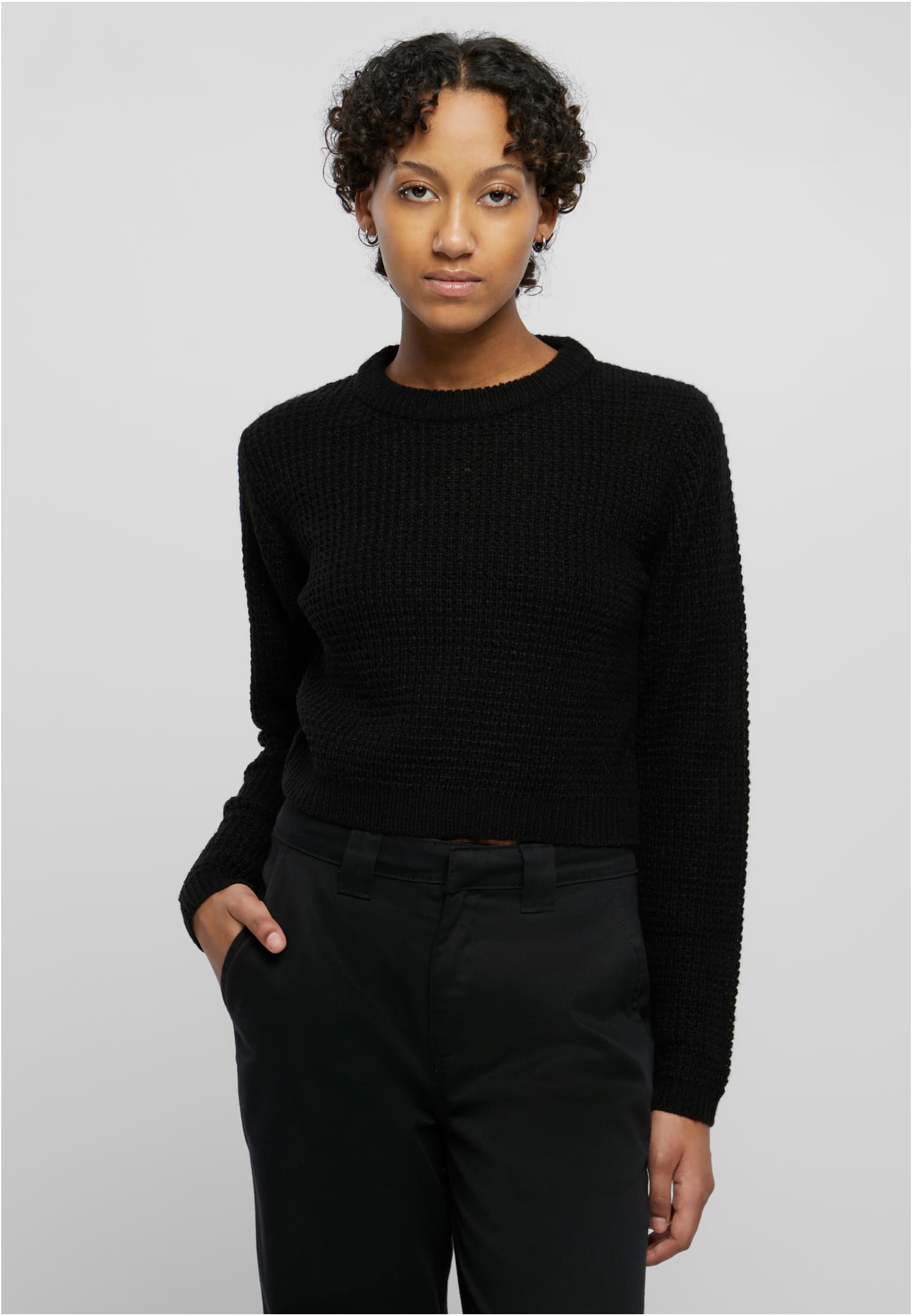 Women&#039;s short sweater UC - black