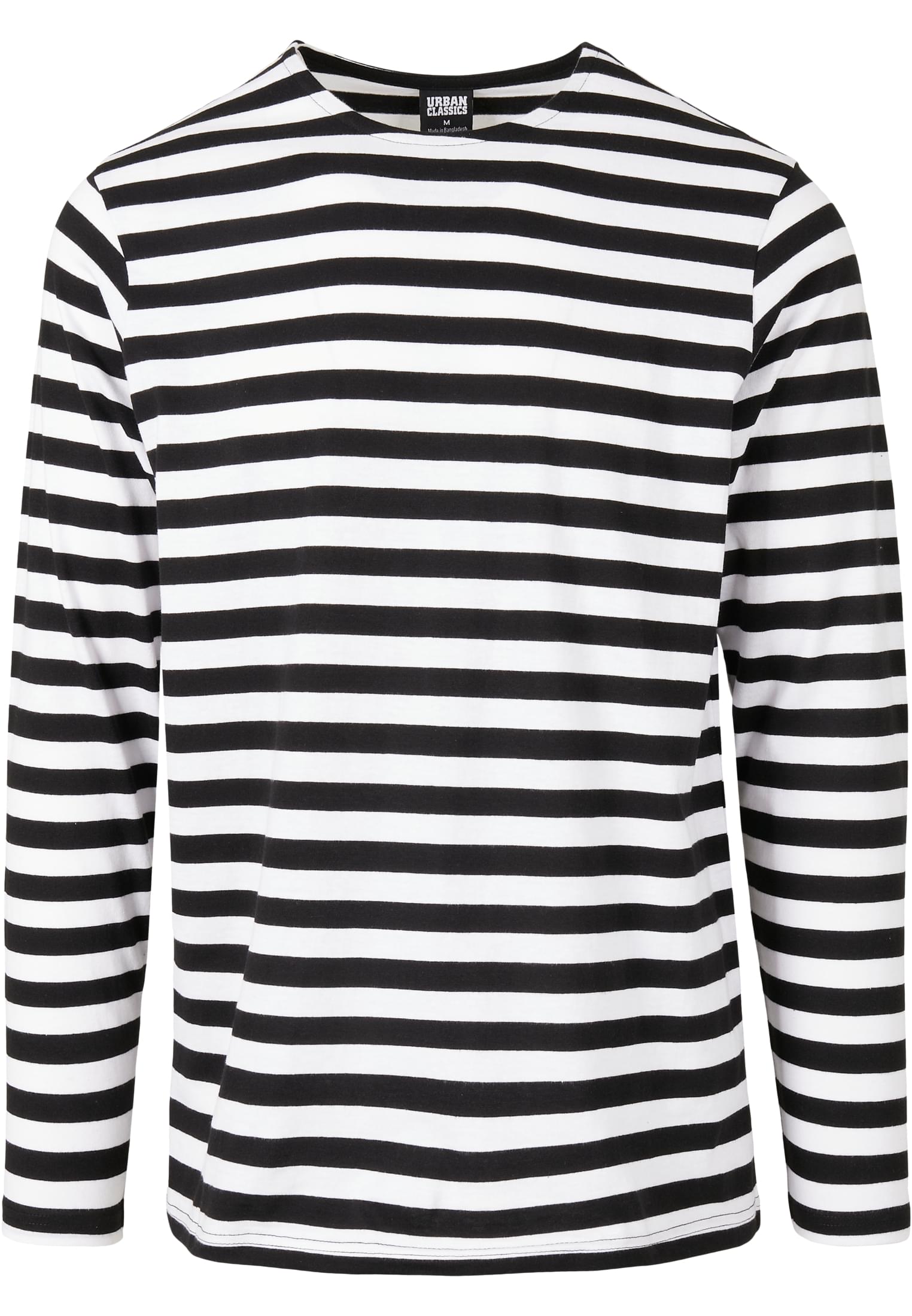 Regular Stripe LS White/black