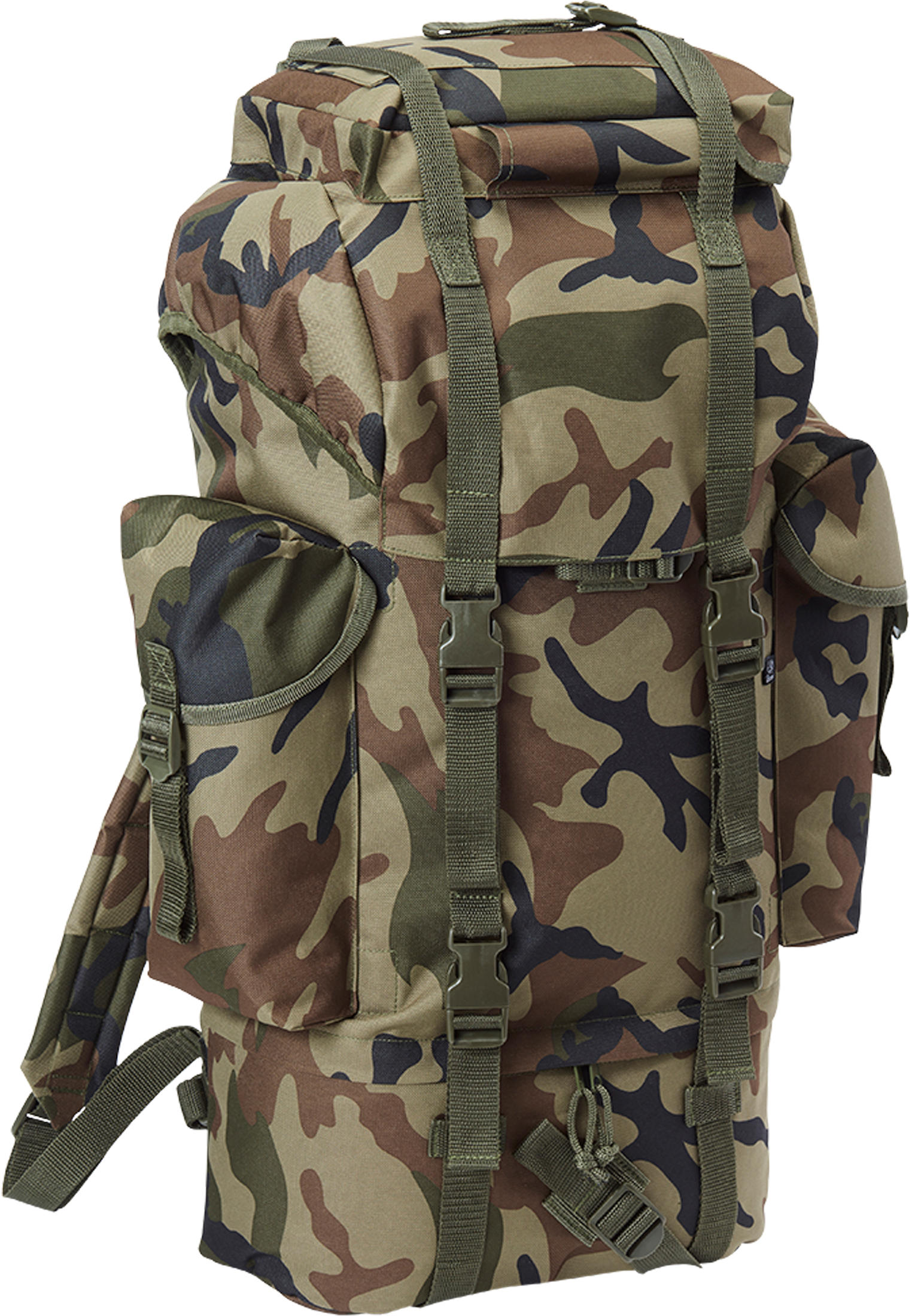 Nylon Military Backpack With Olive Mask