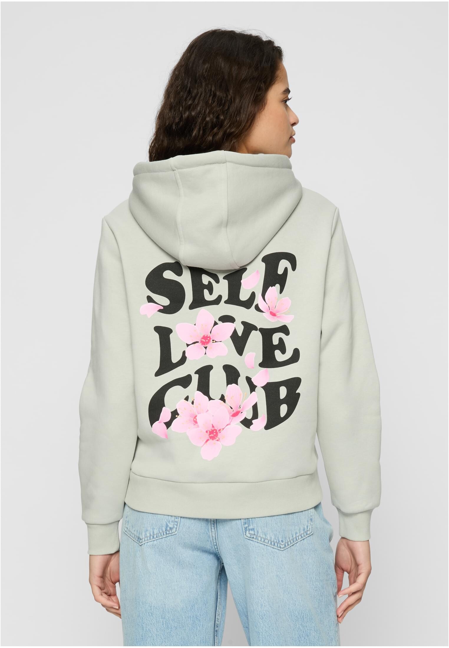 Women&#039;s Self Love Club light asphalt sweatshirt