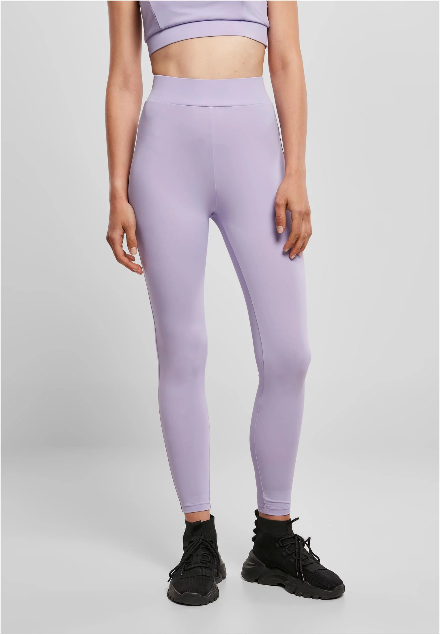 Womens High Waist Tech Lavender Leggings