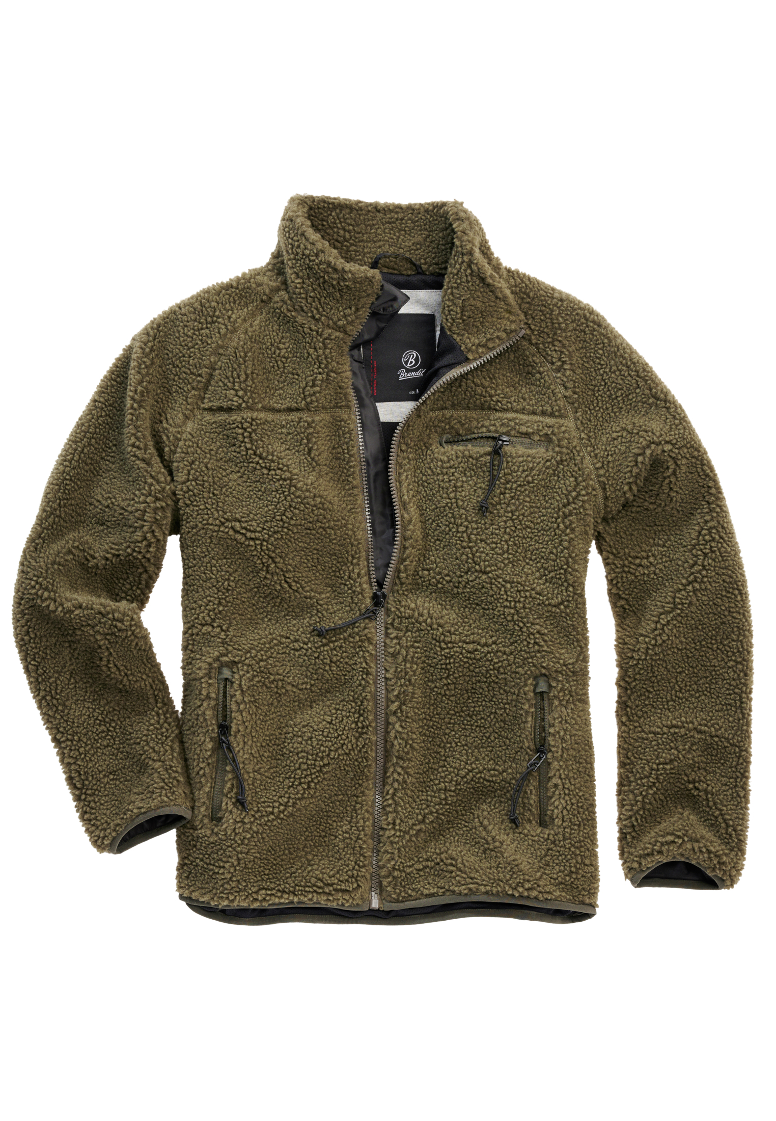 Teddyfleece jacket olive