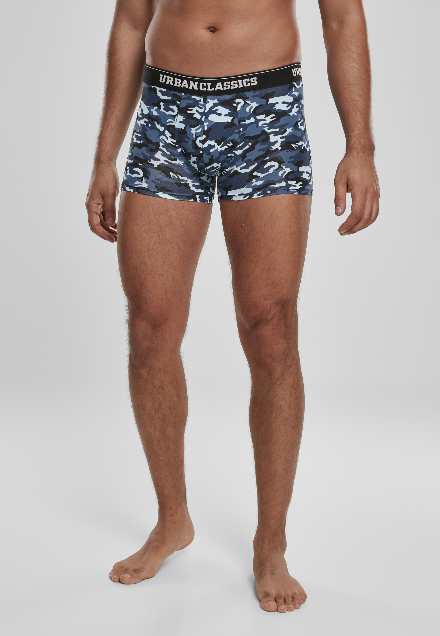 3-pack boxer shorts blue camo/orange camo/black