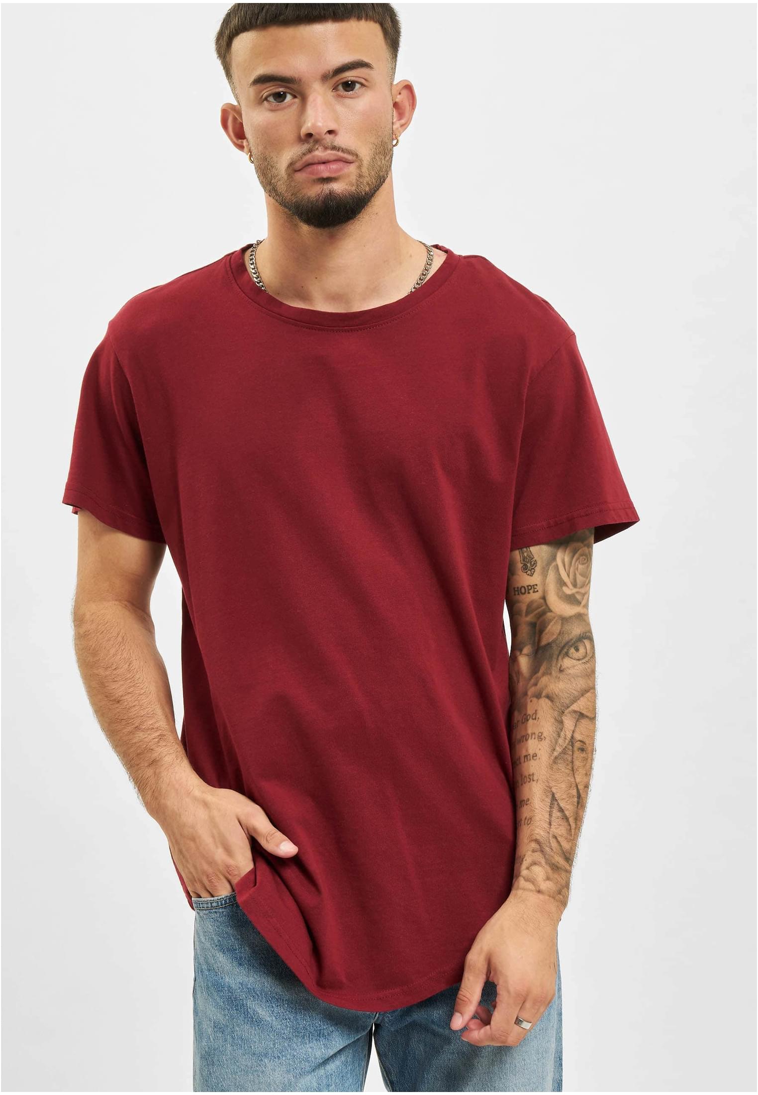 Men's T-shirt DEF Lenny - Burgundy