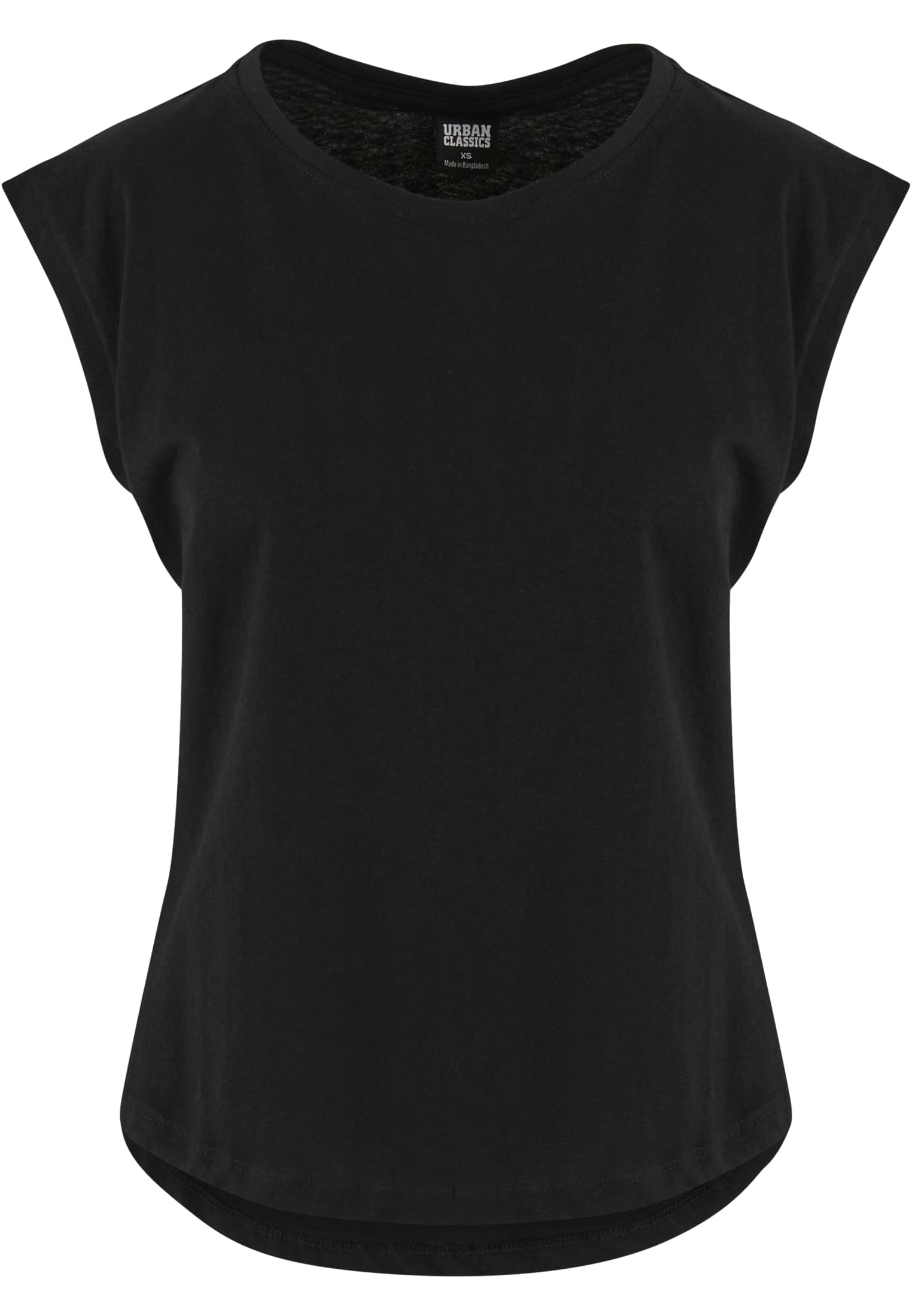 Women's Basic Shaped T-shirt in black