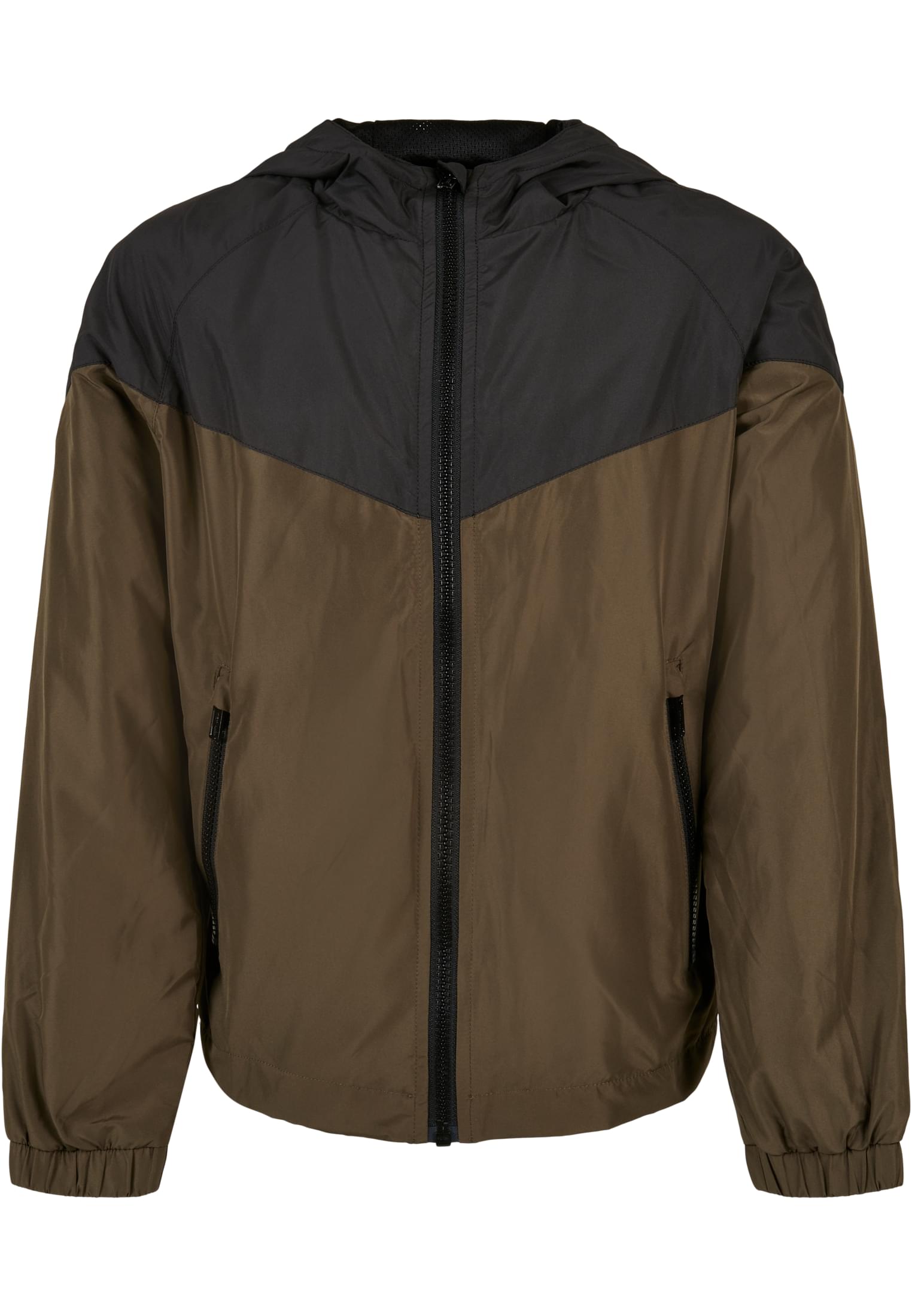 Boys&#039; 2-Tone Tech Windrunner black/darkolive