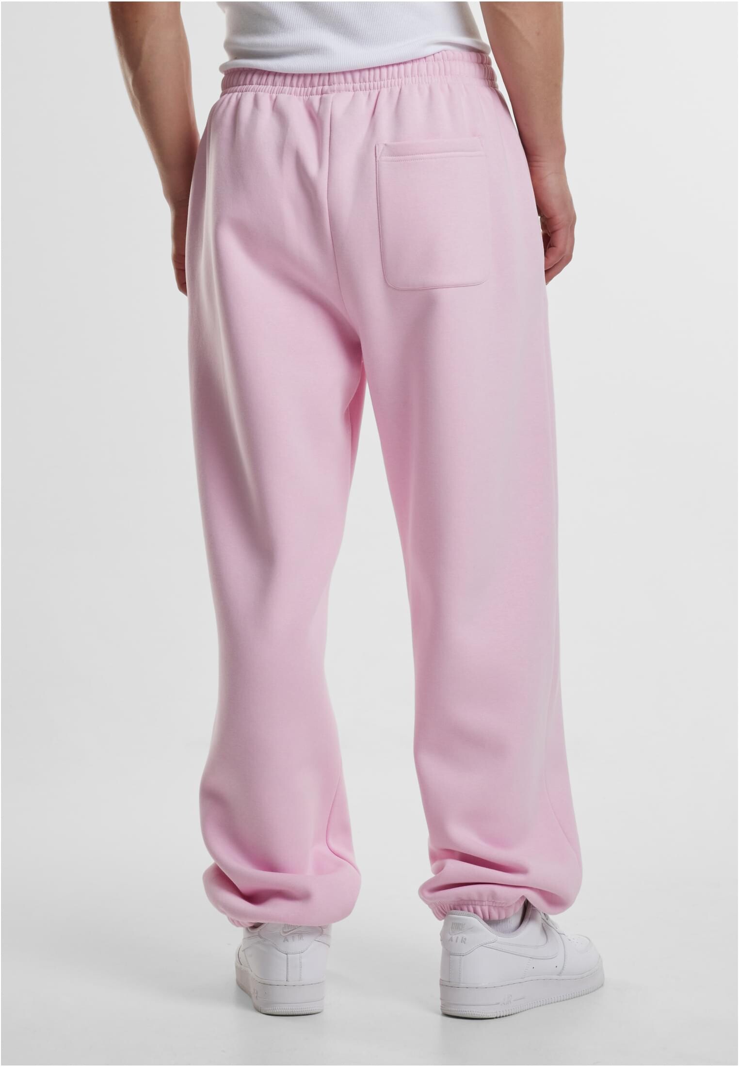 Men's basic sweatpants Fluffy light pink