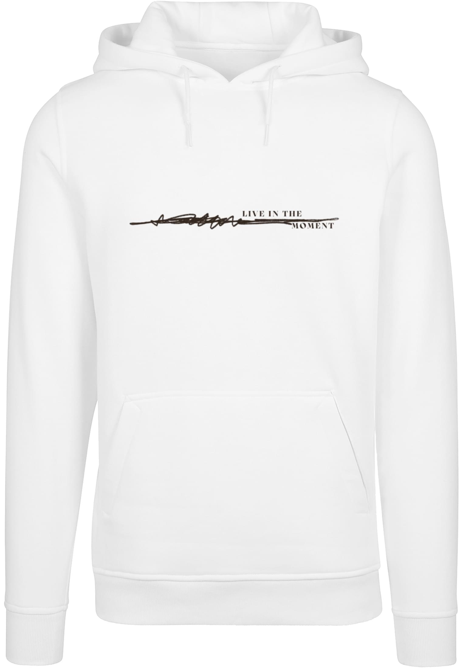 Men&#039;s sweatshirt Live In The Moment Hoody white