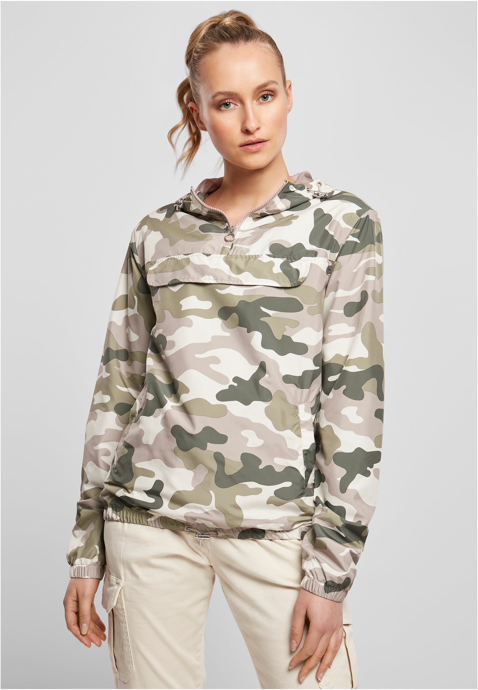 Women's Jacket Camo Pull Over Dukrose Camo