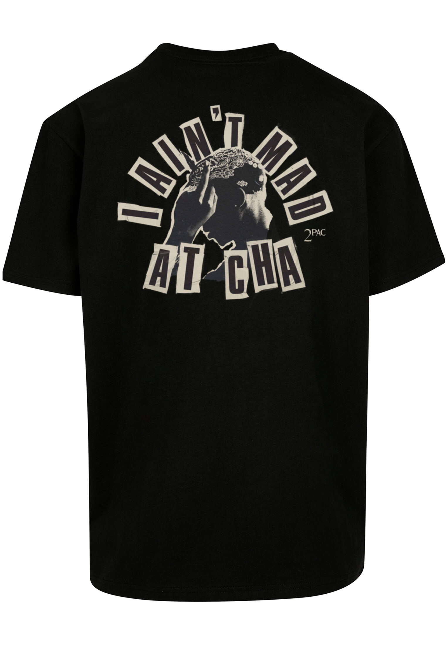 Men's T-shirt 2Pac I ain't mad at cha Oversize black
