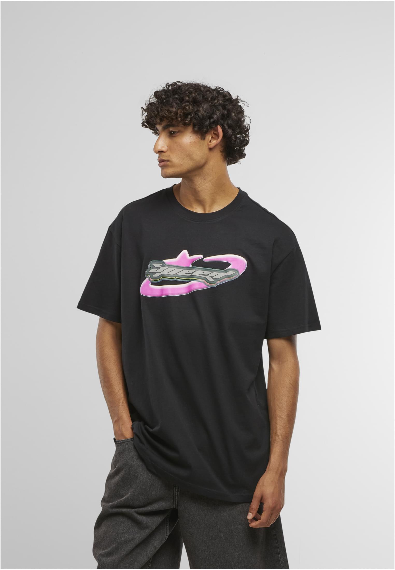 Black T-shirt with Speed logo